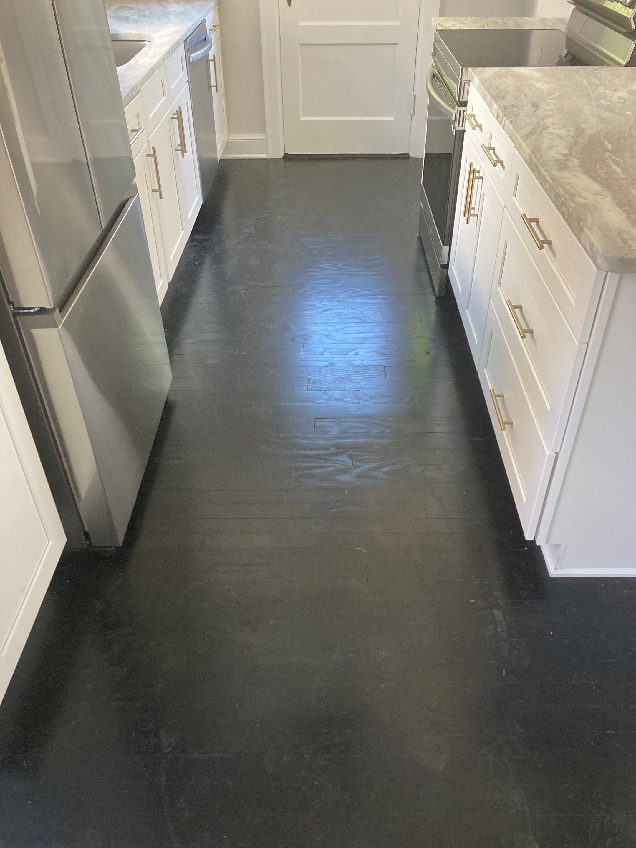 Hardwood floor refinish/restore by Footprints Floors of Nashville
