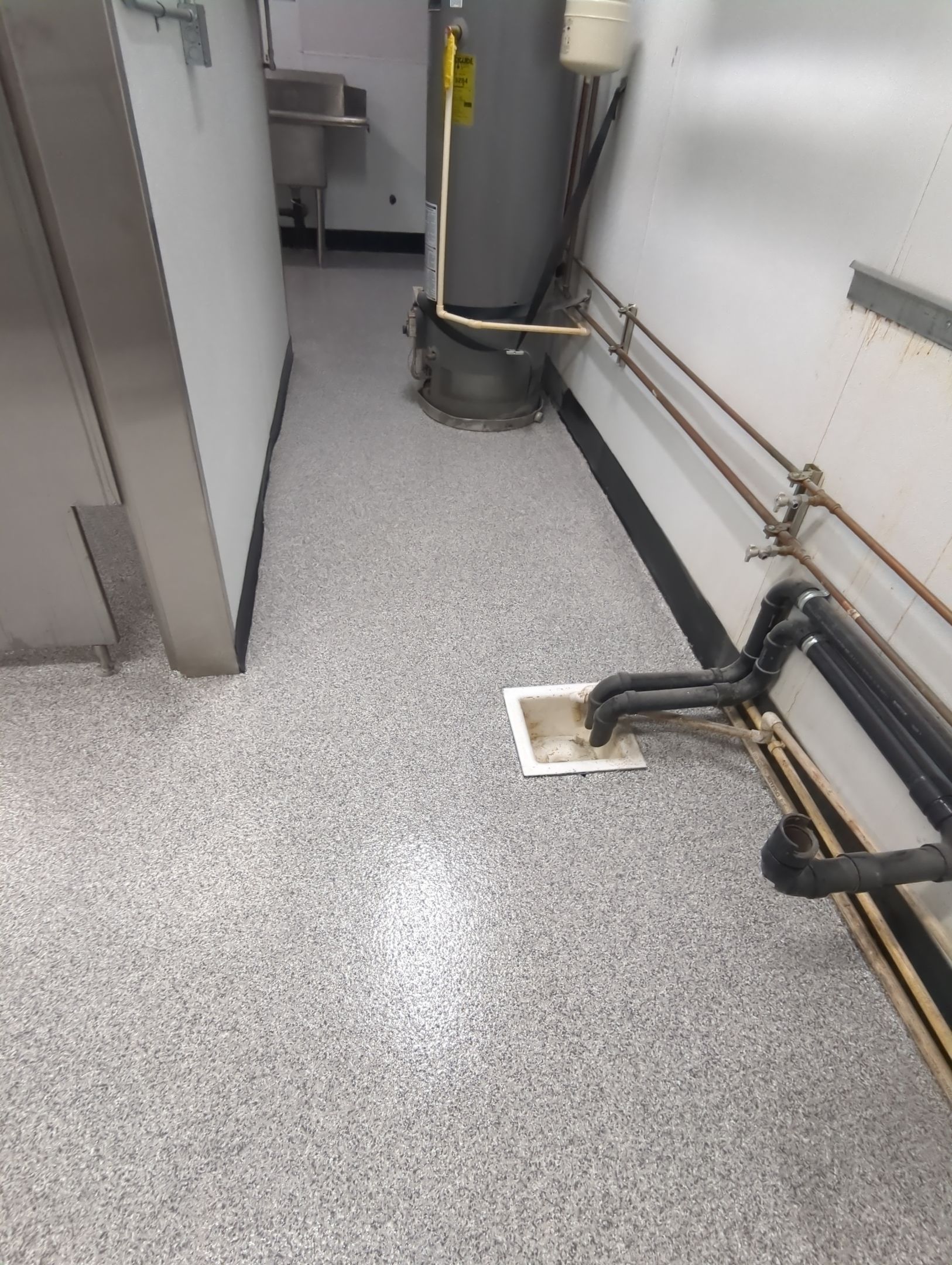 Commercial Kitchen Flooring using Slate Stone 1/8" by Croc Coatings, LLC