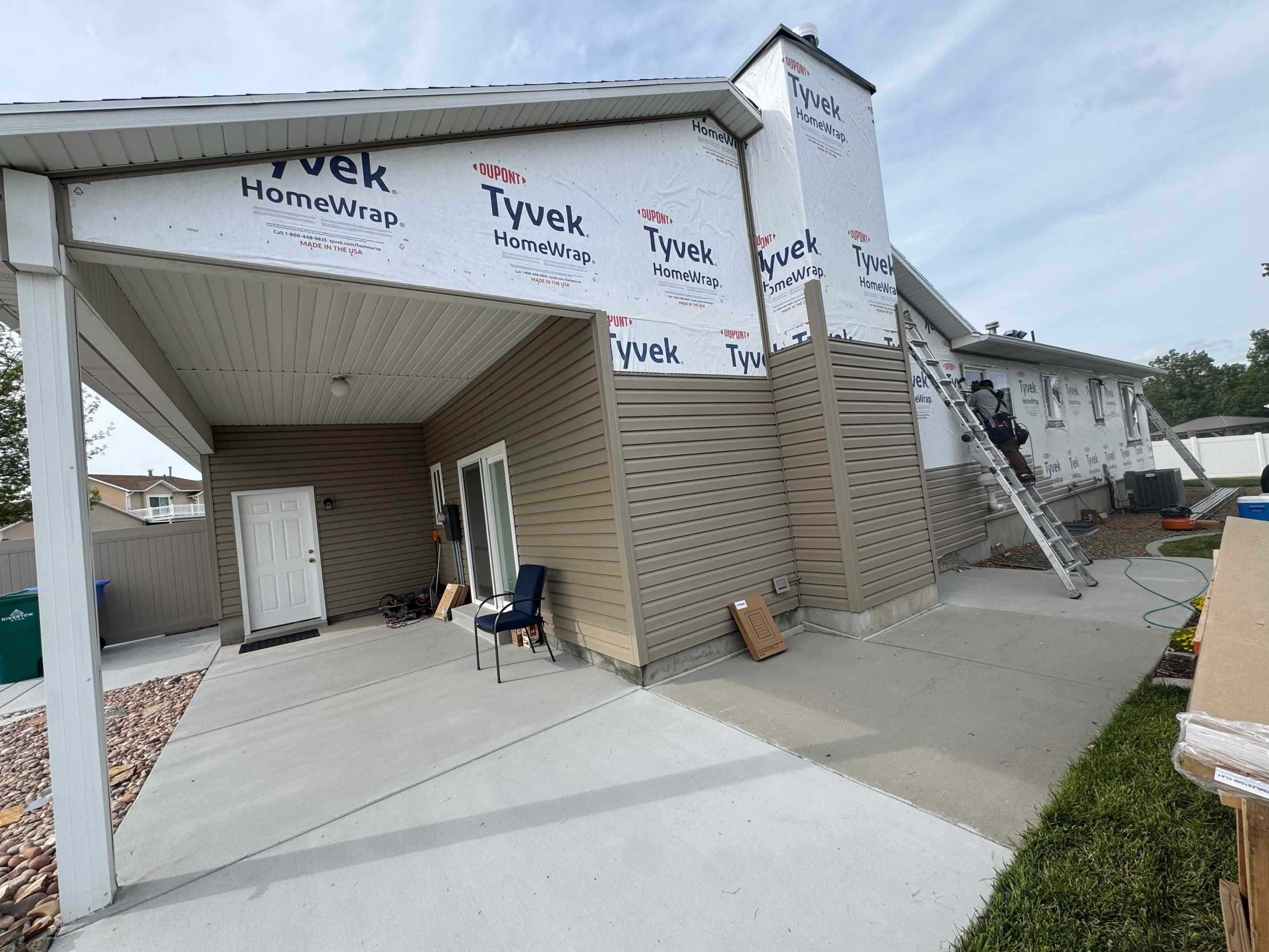 Riverton | Timeless Mastic Vinyl Overhaul | Pebblestone Clay by Ideal Siding Utah