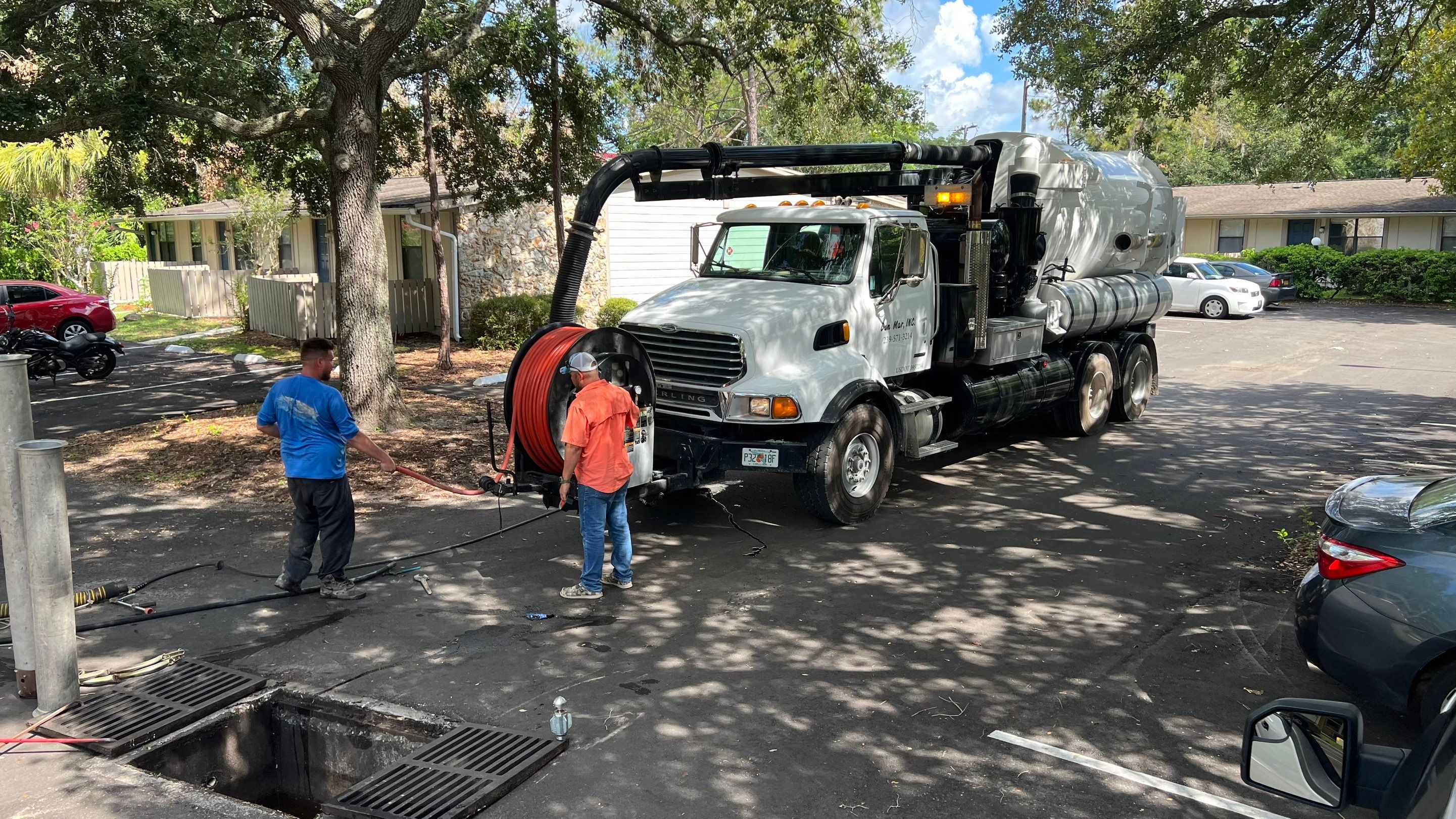 Apartment Complex Storm Water System Cleaning and Maintenance by Don Mar, Inc. Storm Water Solutions