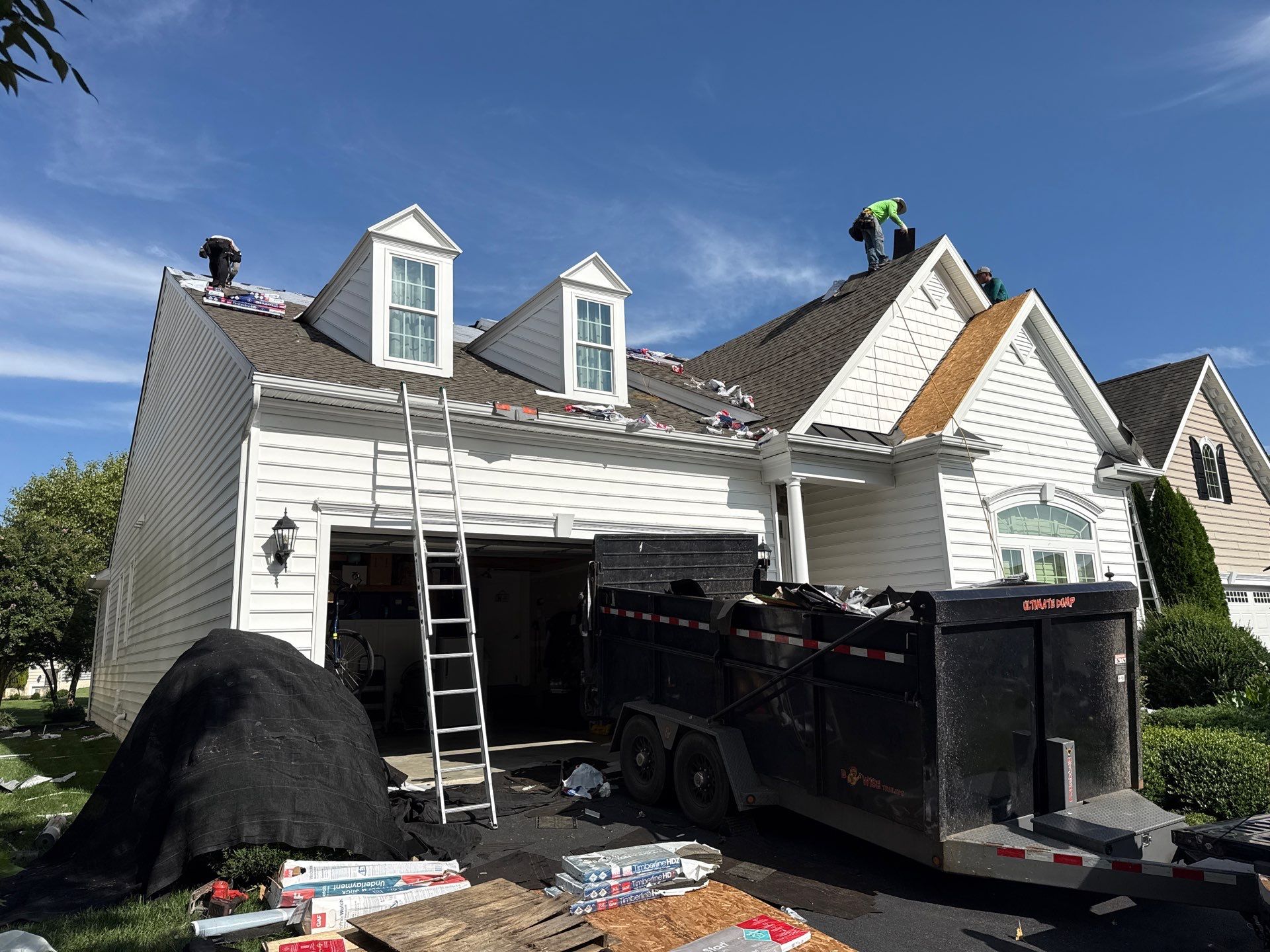 Residential Roofing Installation using GAF Timberline HDZ by Matter Construction, LLC