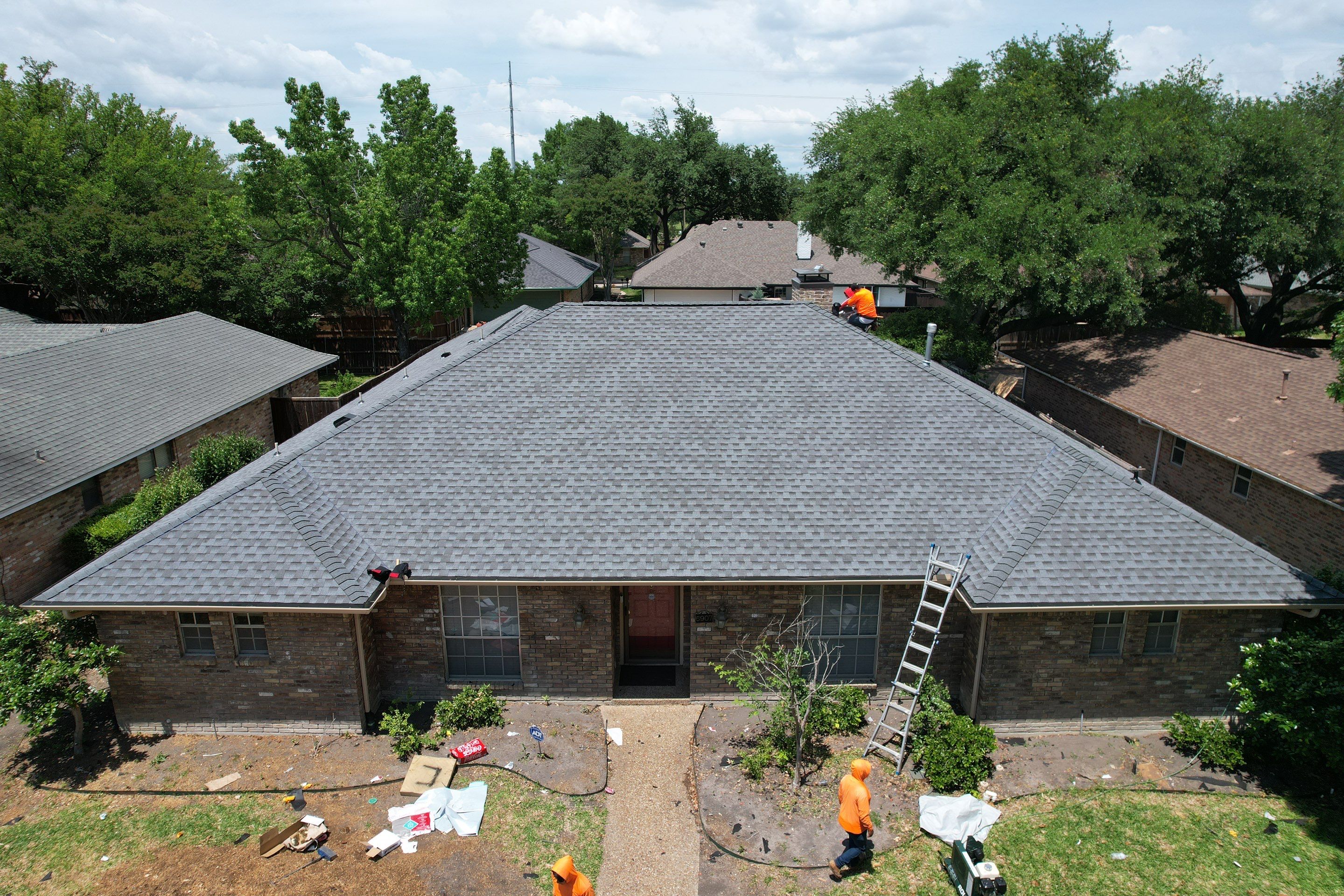 Project in Dallas by Zeus Exteriors