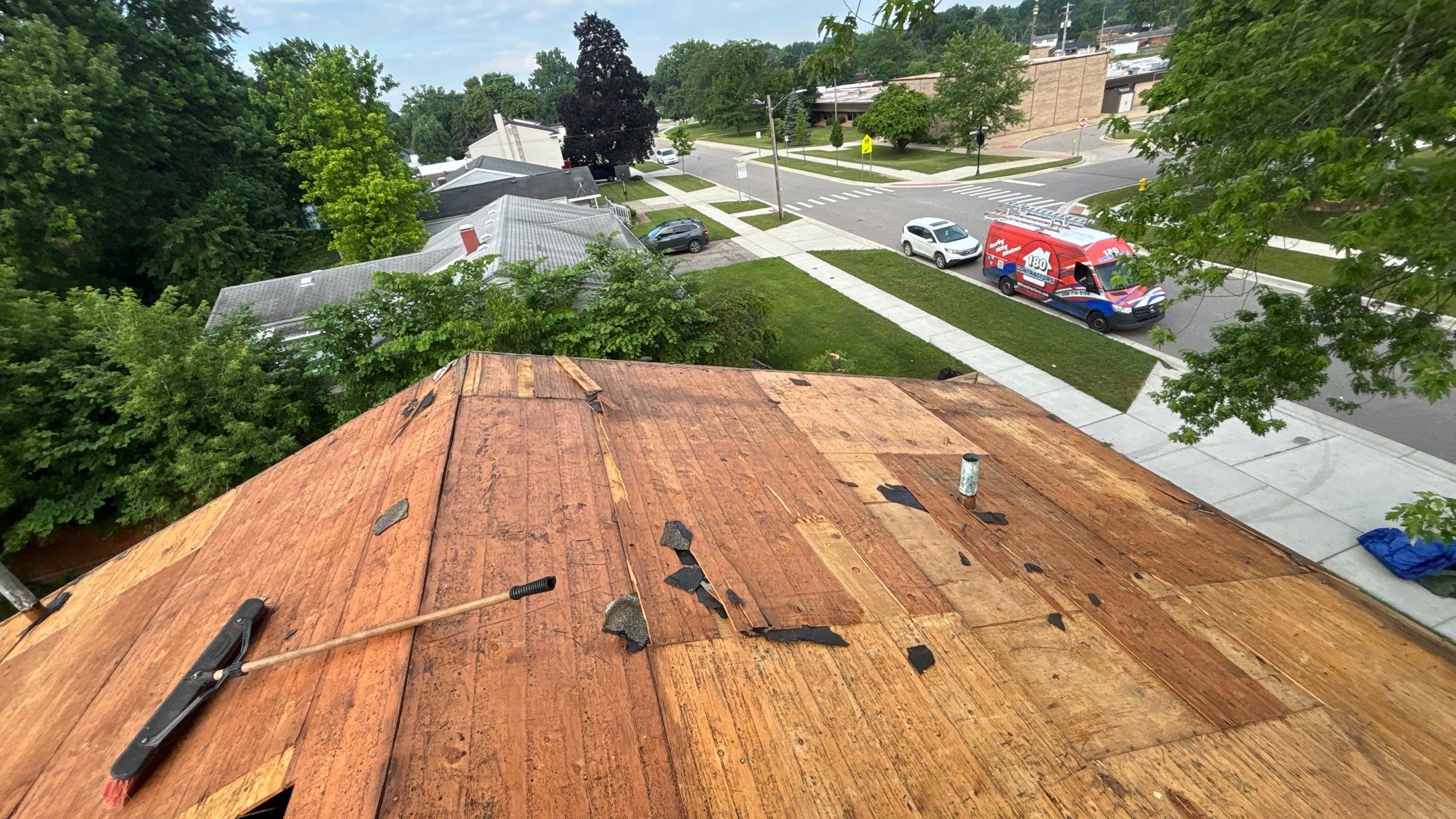 Roof Replacement using Owens Corning Slatestone Gray by 180 Contractors