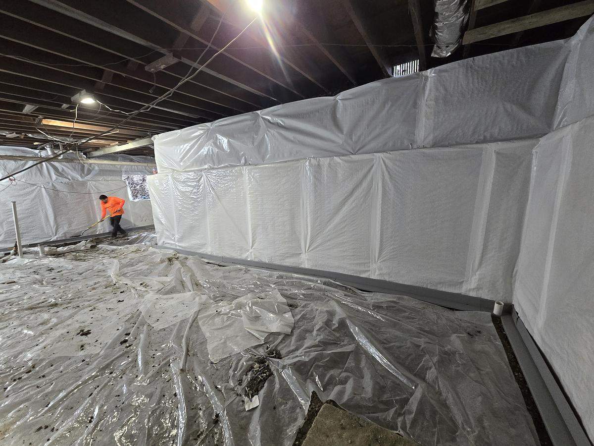 48 Foundation Crack Injections & Allied Shield Water Defense Installation by Allied Water Services