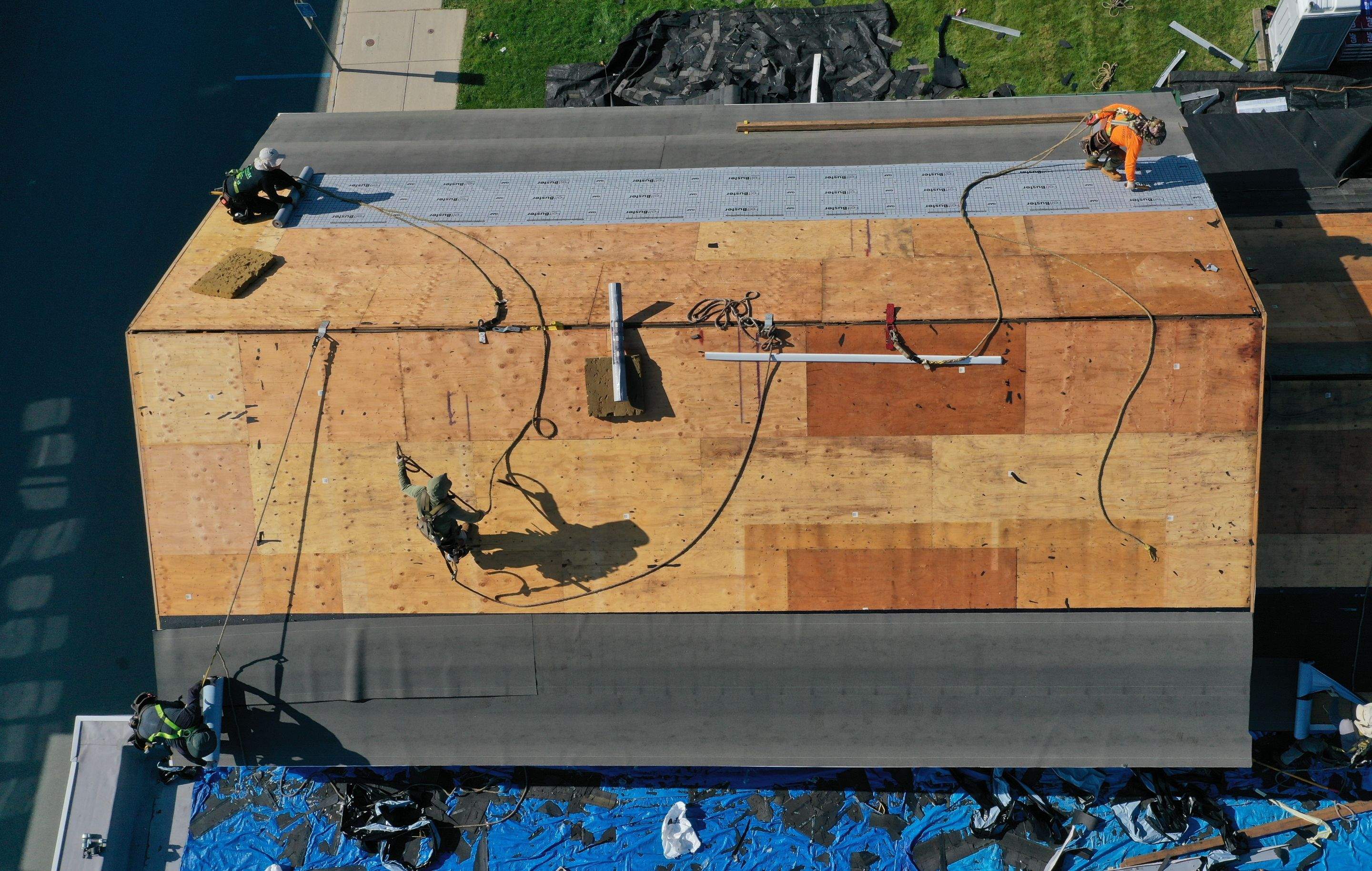 Commercial Roofing Installation using GAF Timberline  by All Site Roofing