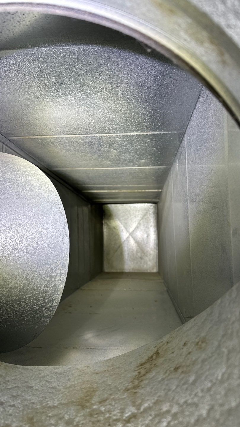 Air Duct Restoration using Diesel Power Vac Truck by Peach State Dryer Vents & Air Ducts
