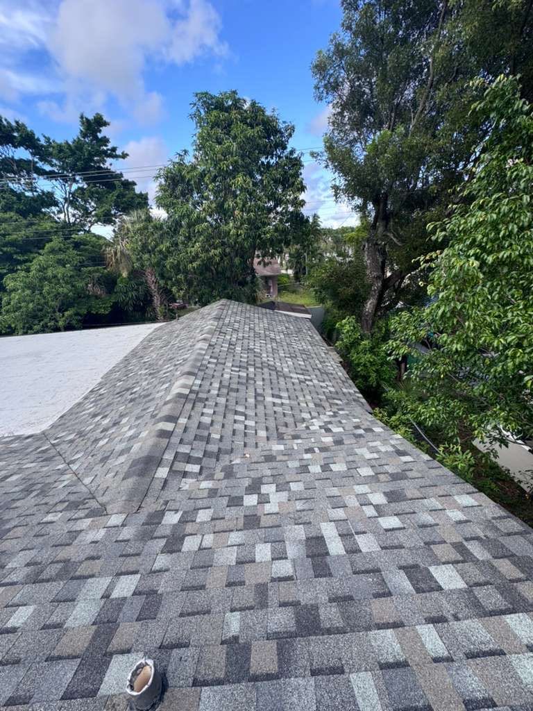 Full Architectural Shingle and Flat Roof Replacement in Pompano Beach by Art's Roofing & Construction
