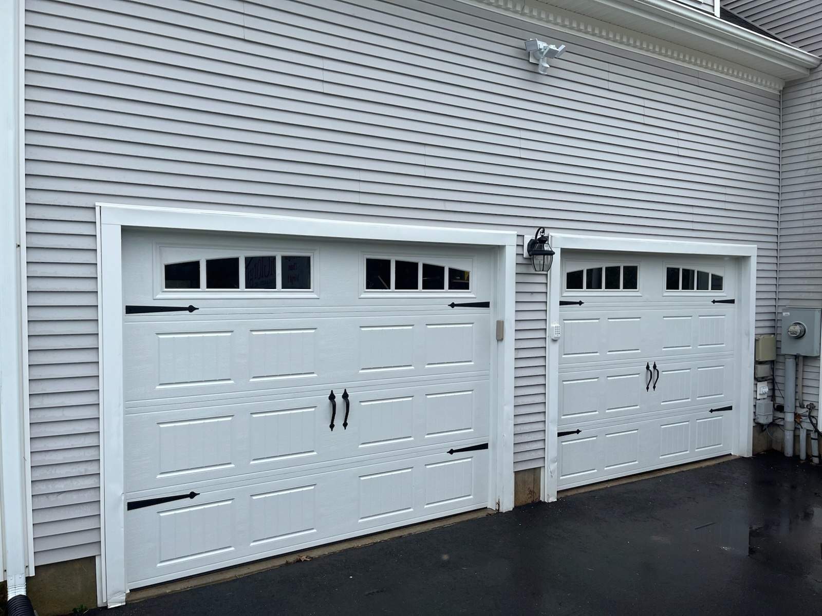 Garage Door Installation Using Amarr Designer Choice Garage Door by DiGiorgi Roofing and Siding Inc