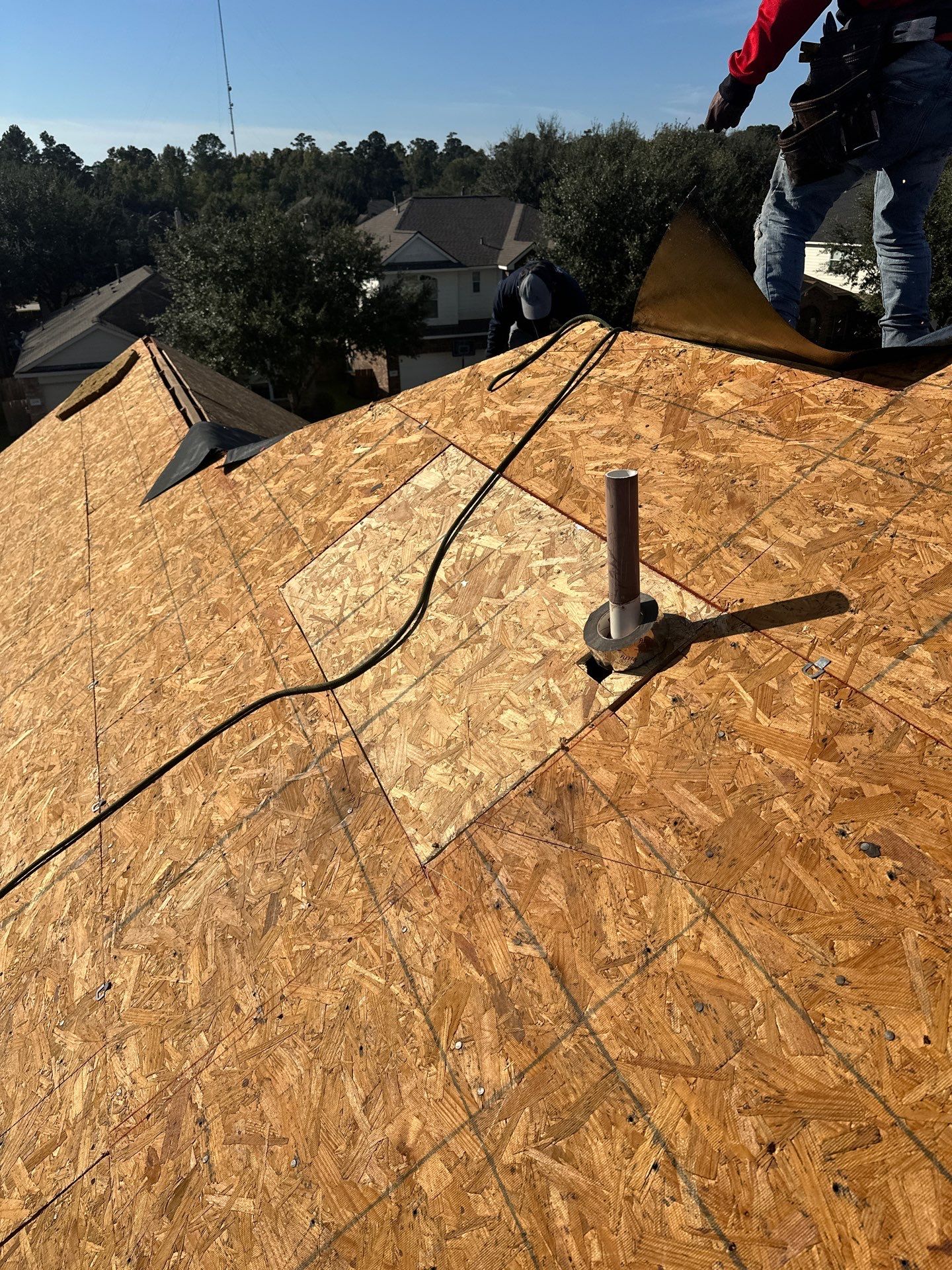 Residential Roofing Installation using Owen's Corning Duration (Lifetime) Shingles by Roof Repair Company
