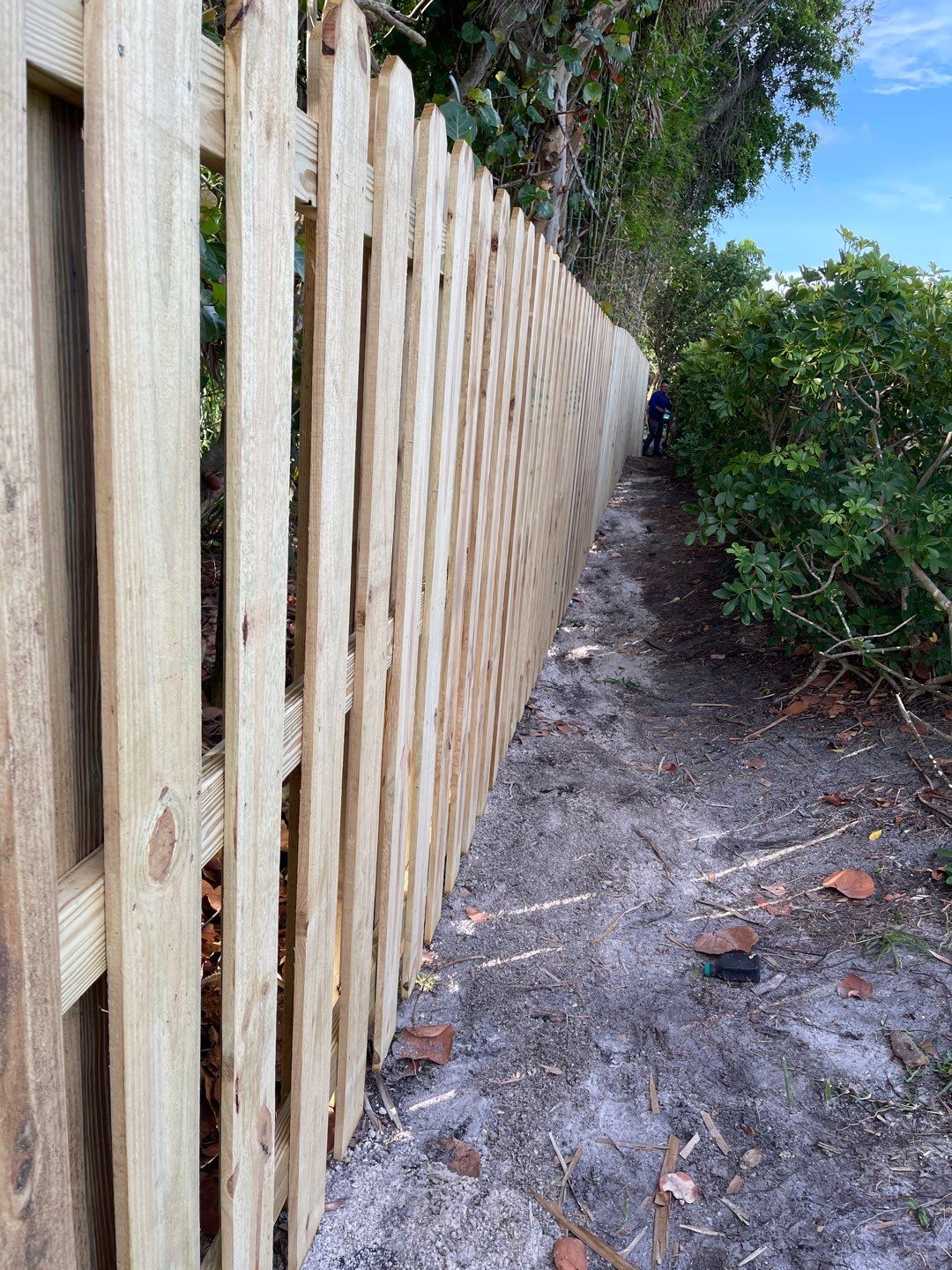 Long Boat Key, FL Shadowbox Style Wood Fence by Asap fence and gates, LLC