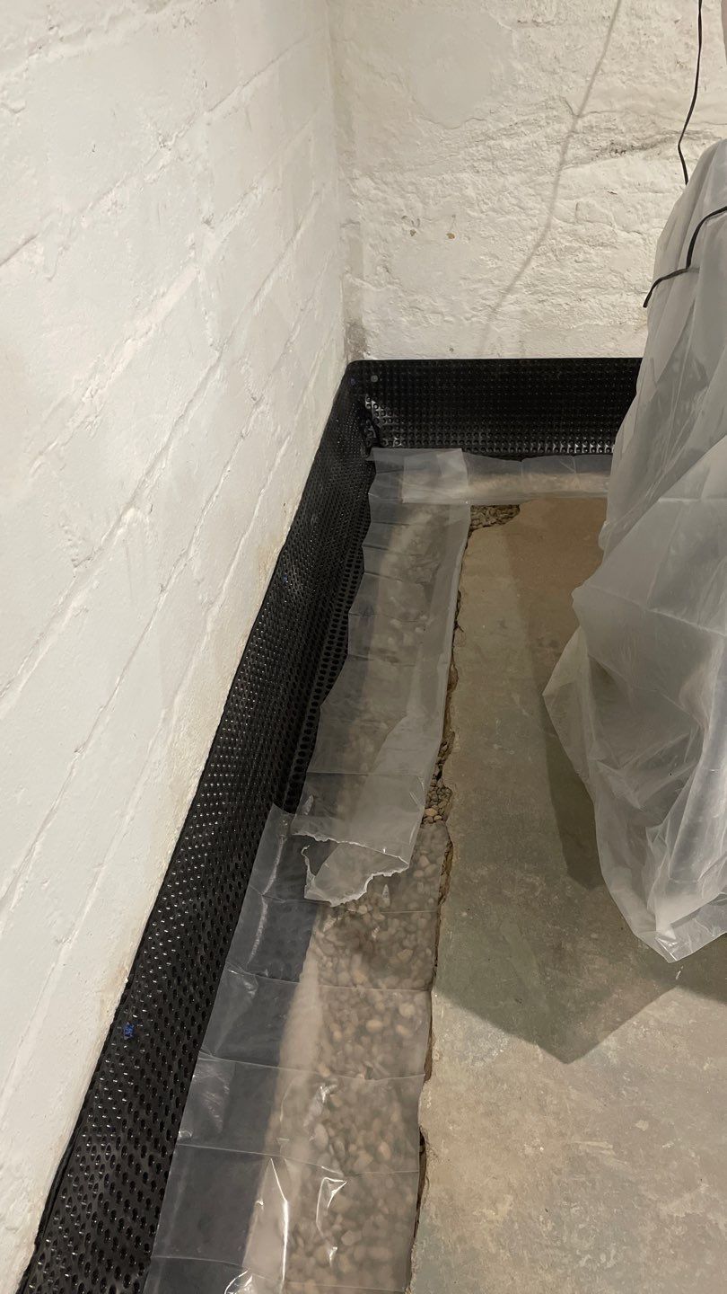 Interior Drain Tile & Wall Drainage in Northeast Minneapolis by Waterproofing Northeast