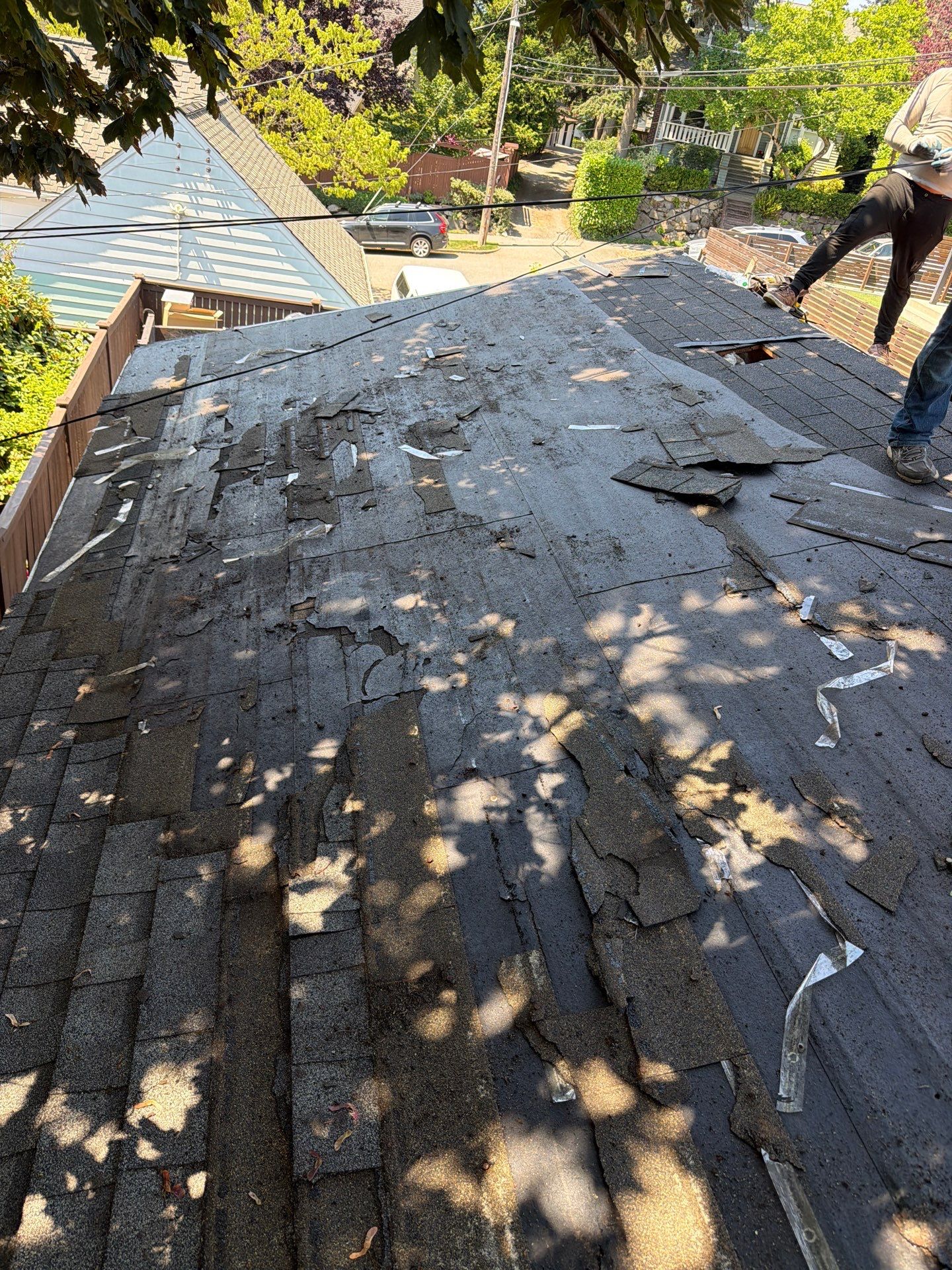 Residential Roofing Installation using GAF HDZ Shingles by Roofing Formula LLC