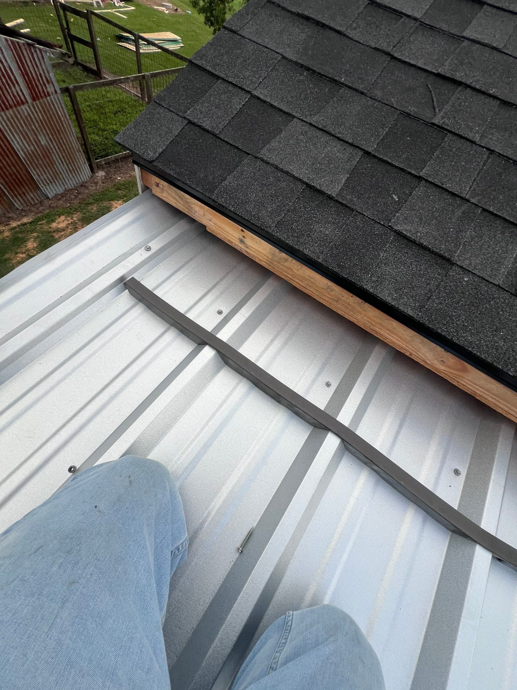 Residential Roofing Installation using Metal by Roof Repair Company