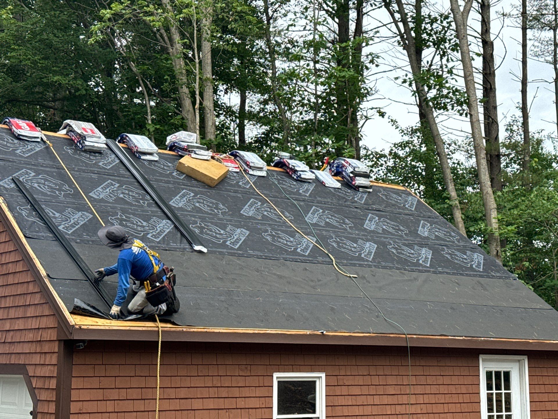 Garage Roof in South Berwick, ME by Tall pine roofing