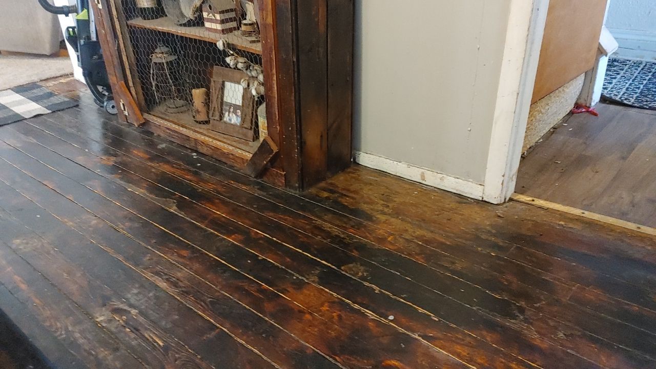 Structural Wood Reinforcement using Structural Wood and Steel Reinforcements (Main Floor Joist) by Toledo Basement Repair