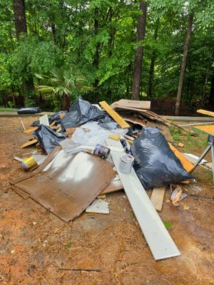 Job site clean up in Indian Land