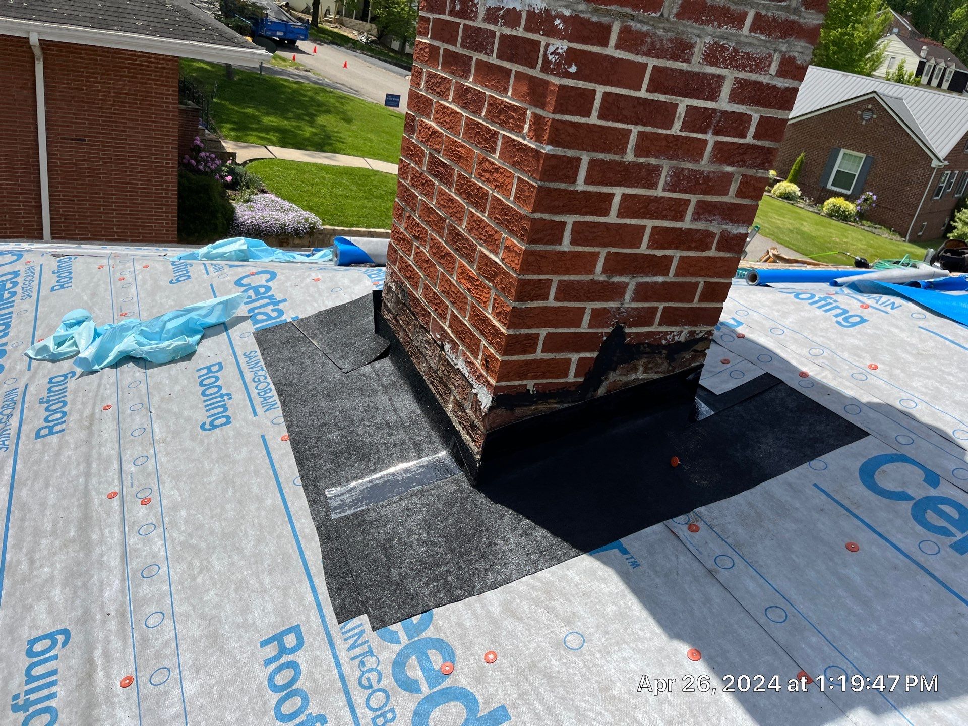 Residential Roofing Installation using Certainteed Landmark Pro Shingles by Fahey Roofing + Contracting