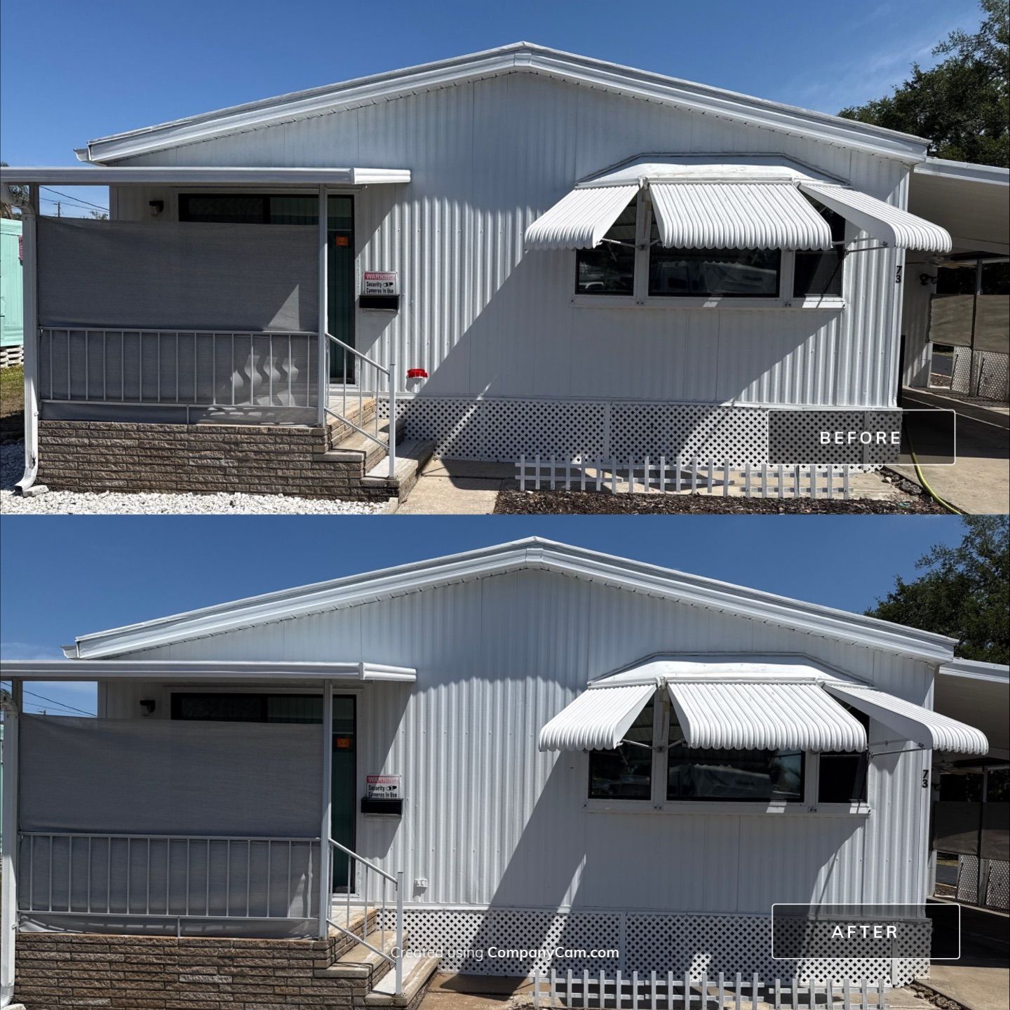 Mobile Home Soft Wash & TPO Roof Cleaning in Plaza Estates – Bradenton, FL by Sunshine AquaWash