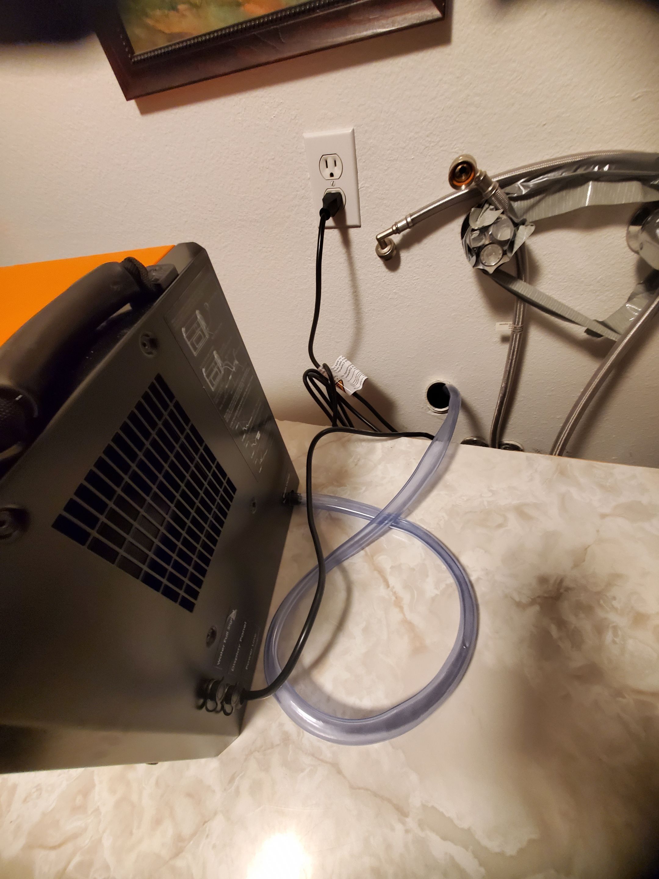 Water Damage using Air Movers by Construction Now LLC