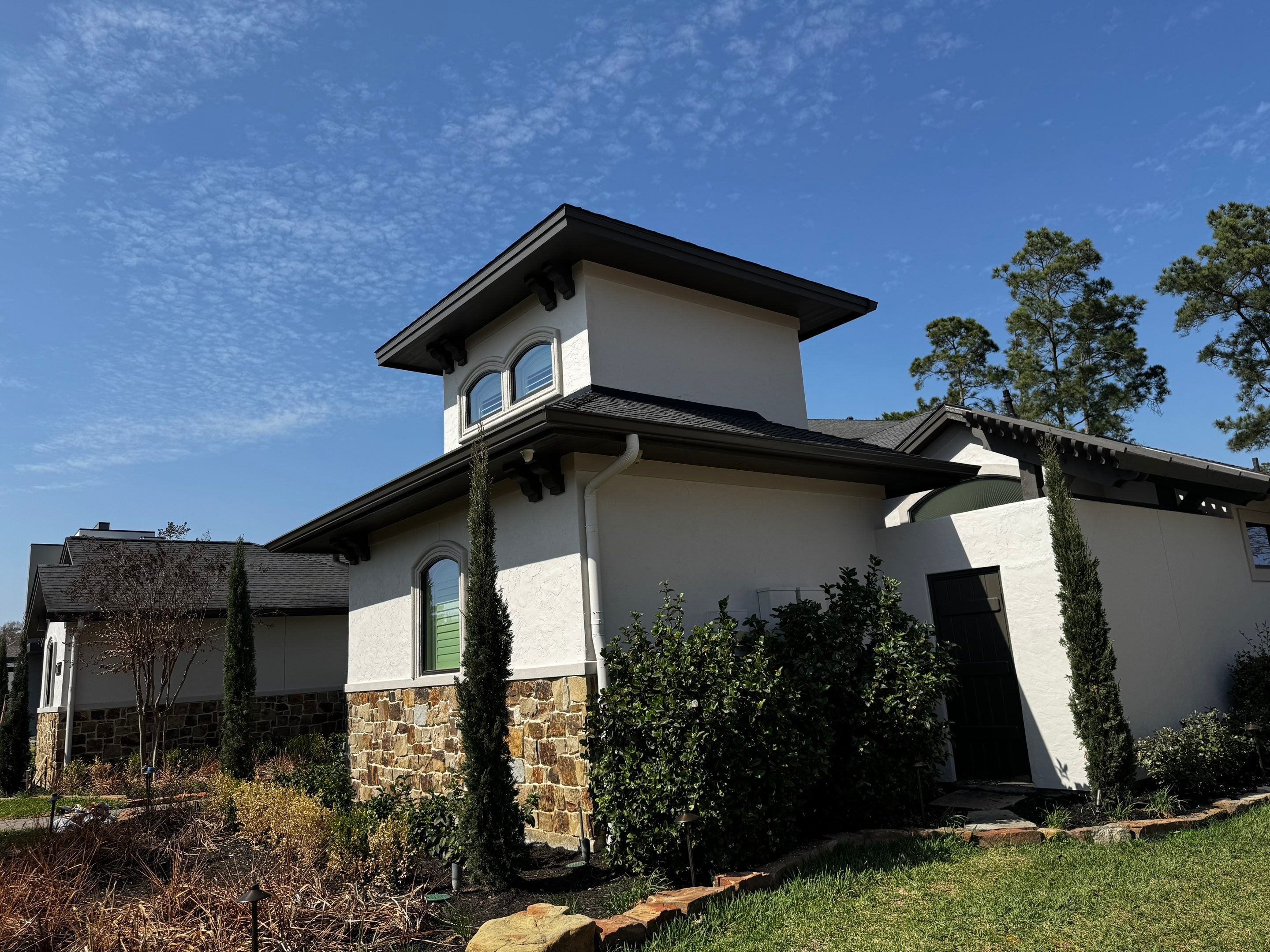 Complete Exterior Painting and Stucco Refinishing in Spring by Rolling Nations
