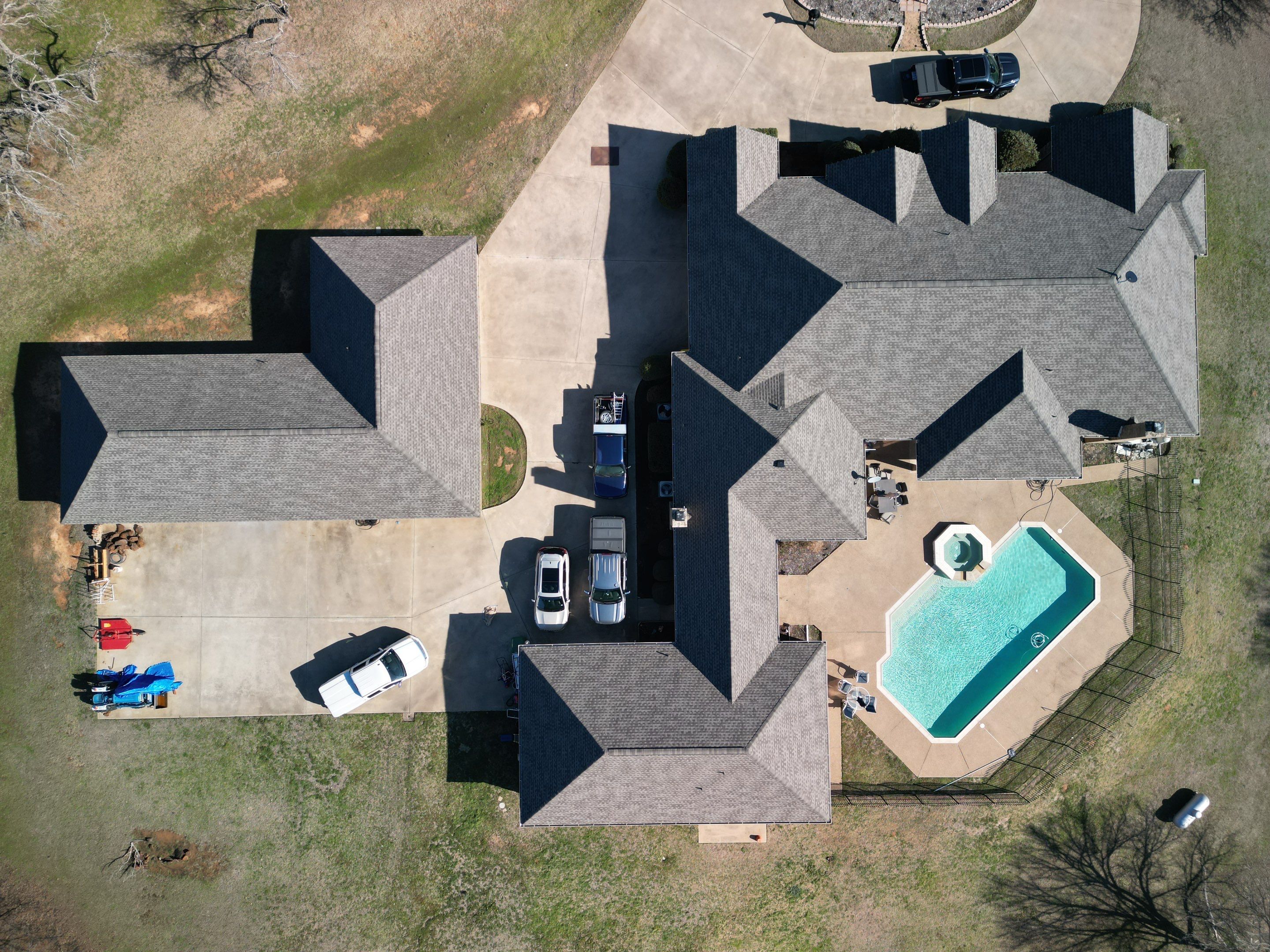 Rendon Forth Worth Texas Large Estate - Roofing Installation using GAF Timberline Armorsheild 2 Class 4 Impact Resistant Shingle System by First United Roofing & Construction