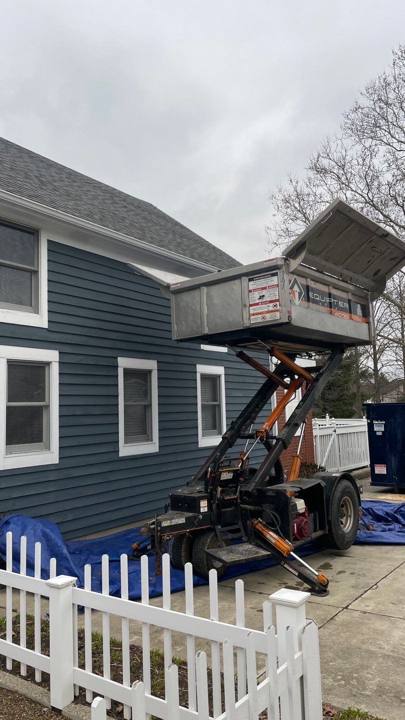 Residential Roofing Installation using GAF Timberline HDZ Williamsburg Slate  by Nitro Roofing and Construction
