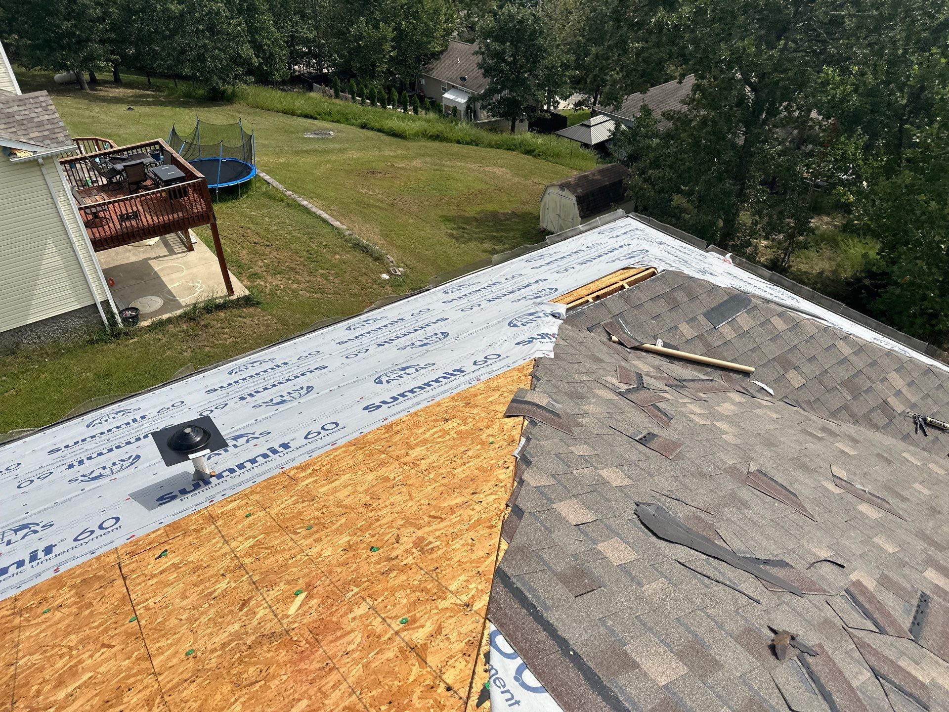 Residential Roofing Install - Atlas Pinnacle Pristine W/ Scotchguard Shingles - Color Weathered Wood  by Titan Commercial & Residential Roofing 