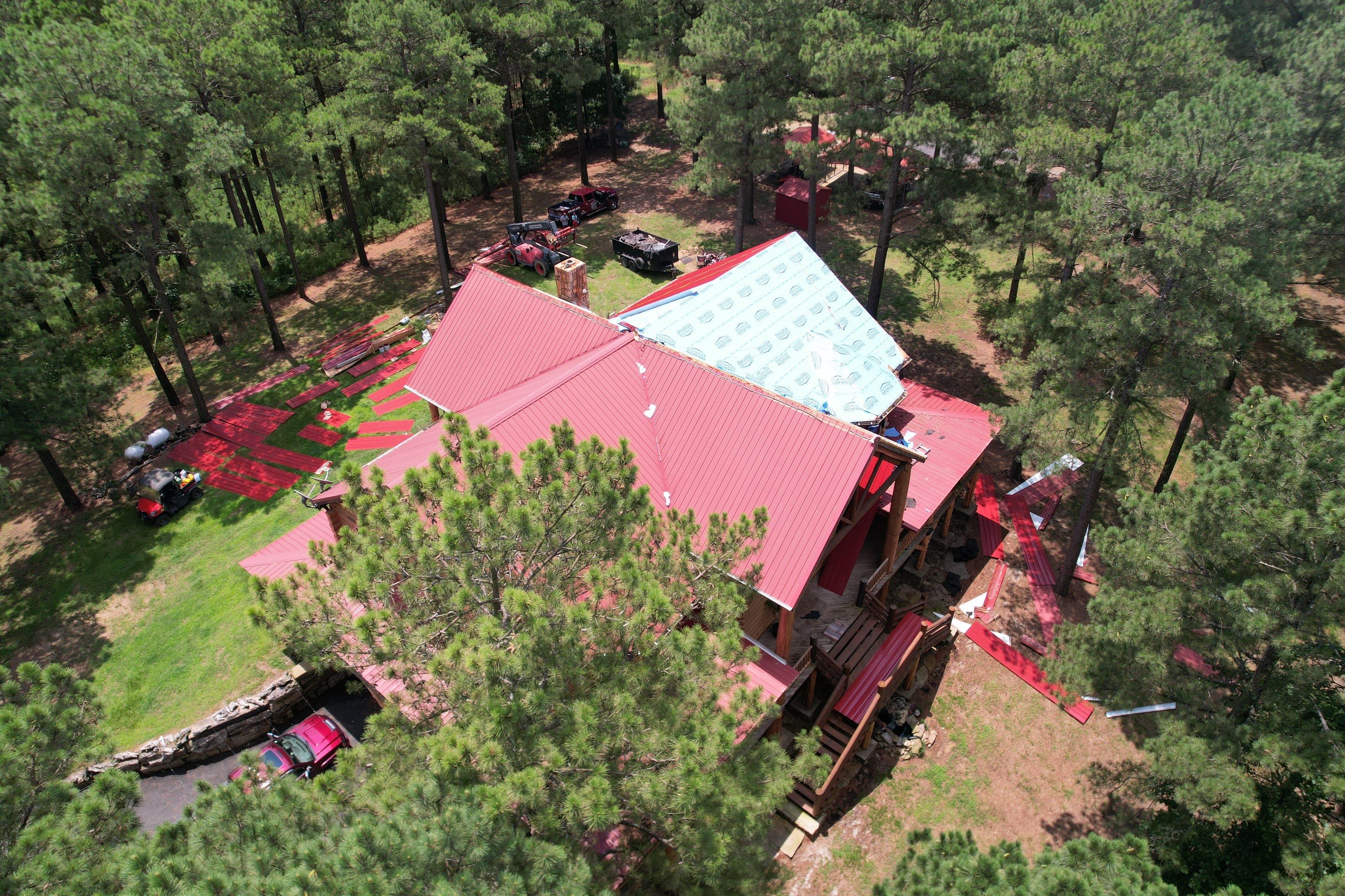 Metal Roof Replacement: 26 GA. Residential Metal Panel by Hostetler Roofing