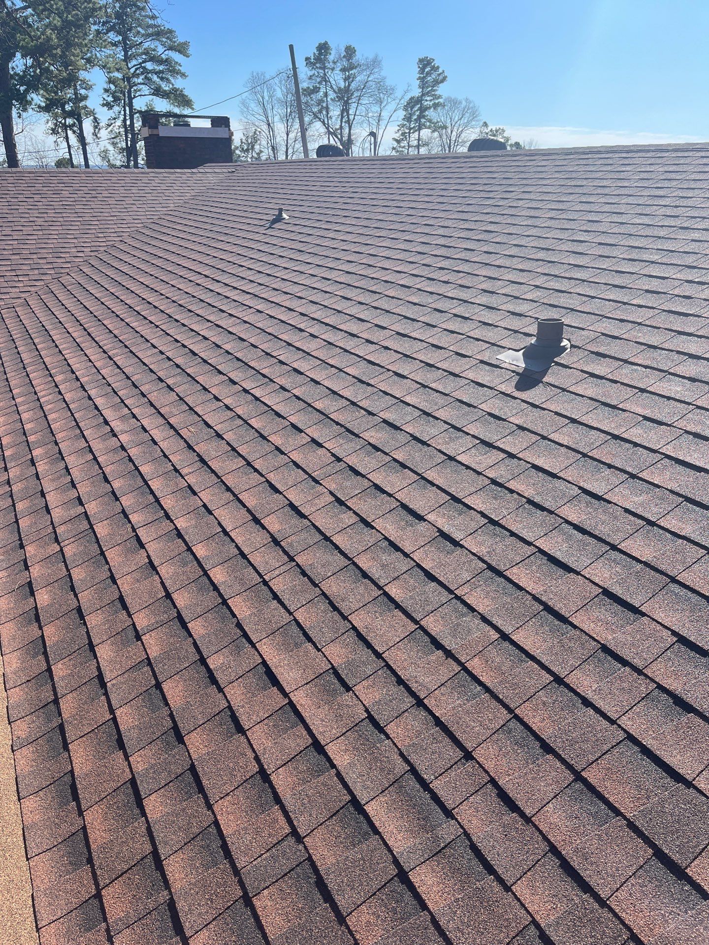Residential Roof Replacement With GAF Architectural Shingles in Hot Springs by Temple Roofing and Exteriors