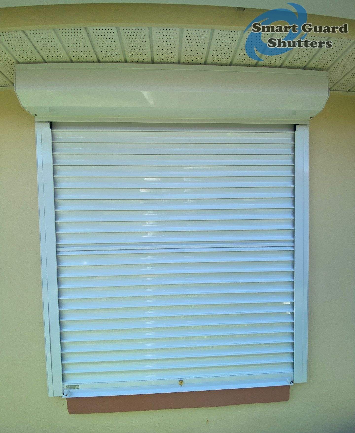 Rolling Shutters in White by Smart Guard Shutters