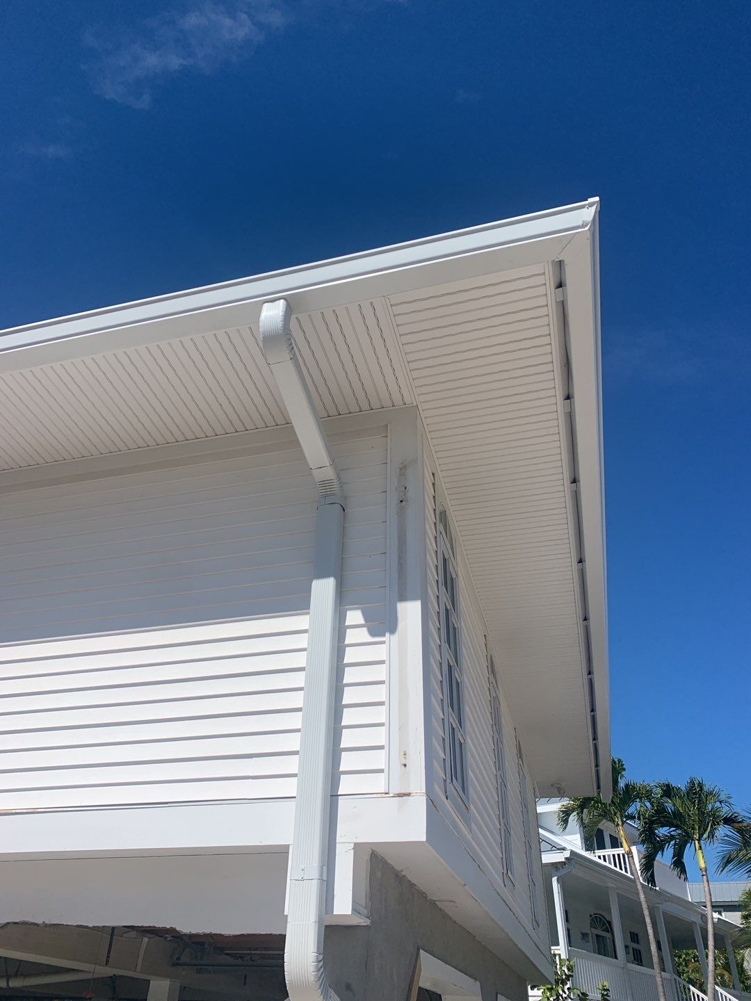 Downspout Installation using Downspout Extension in Sanibel FL by Gutter Professors