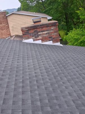 Residential Roofing Installation using GAF Timberline HDZ Charcoal