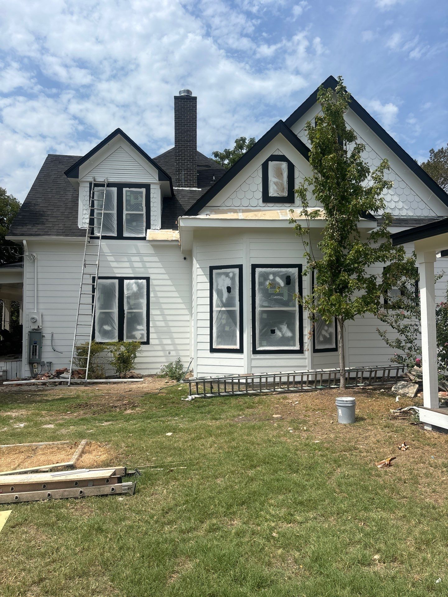 Exterior painting & Deck staining in Frisco by Nomad Painting