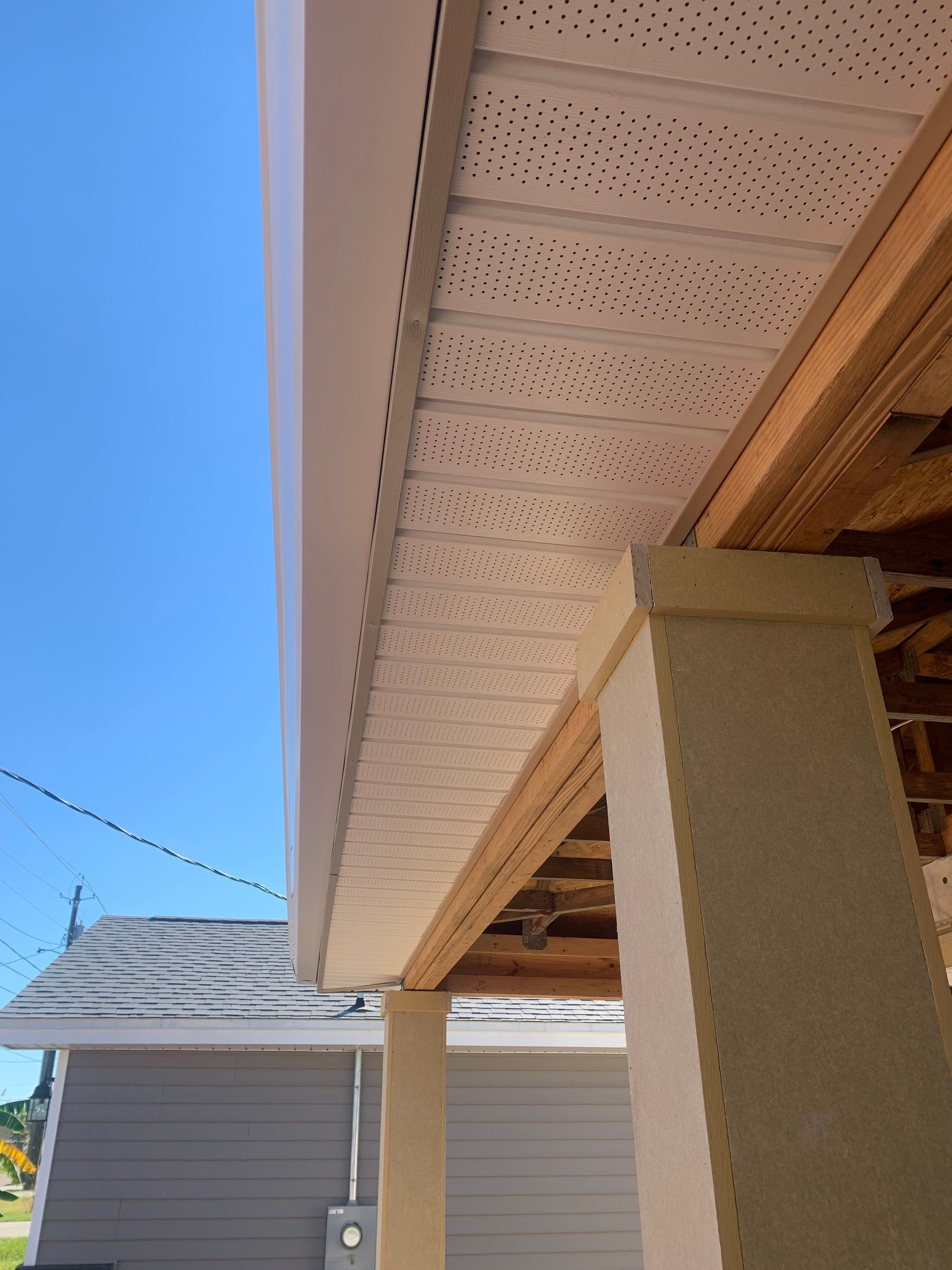 Soffit and Fascia Replacement and Gutter Installation using K-Style Gutters by Gutter Professors