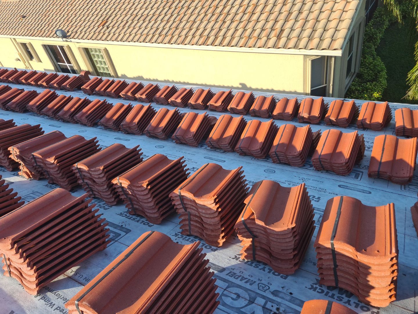Residential Roofing Installation using Eagle Roofing Tile by BLUES BROTHERS ROOFING