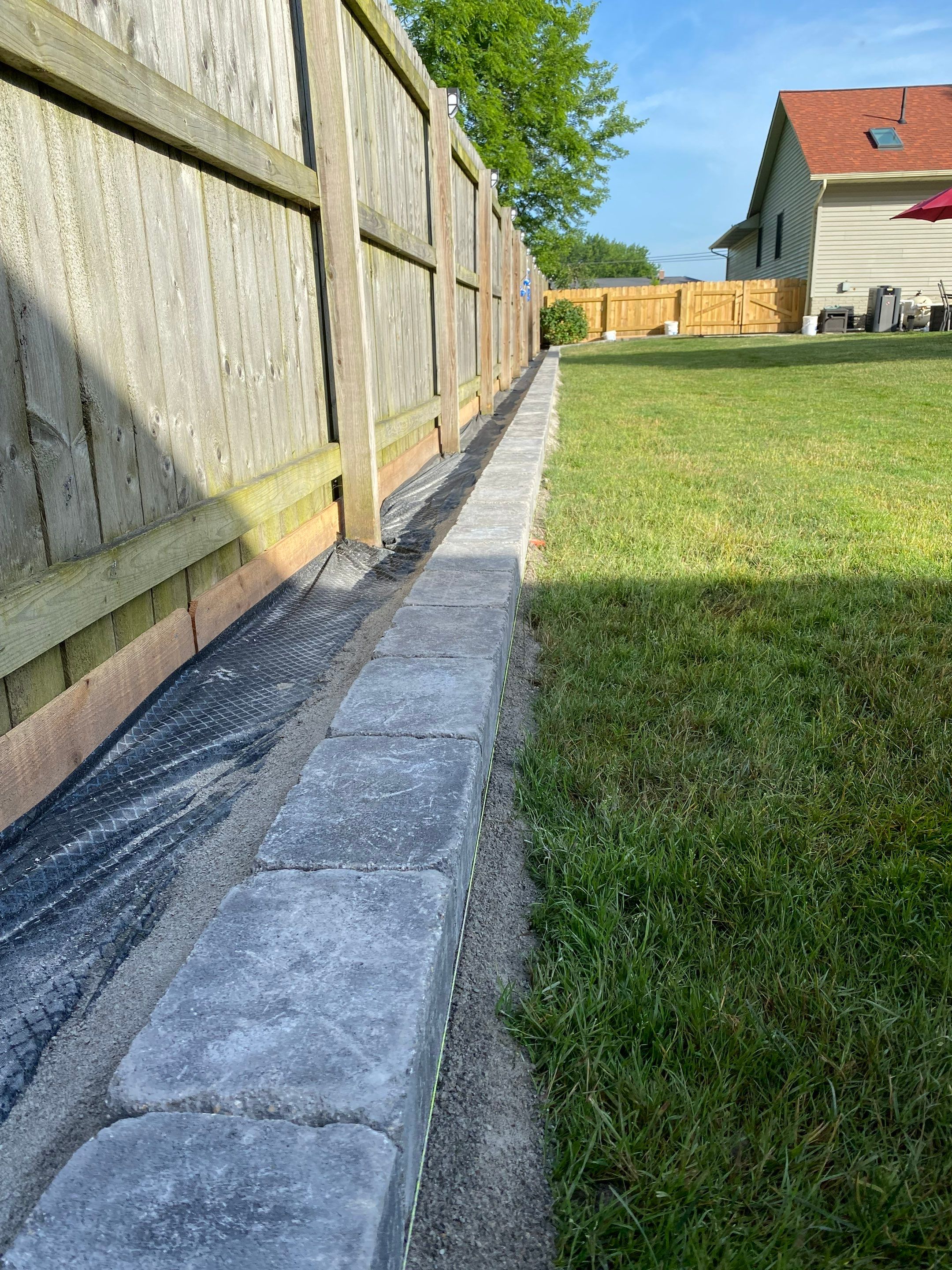 Hardscape River Wall Projects by Elm Rose Gardens