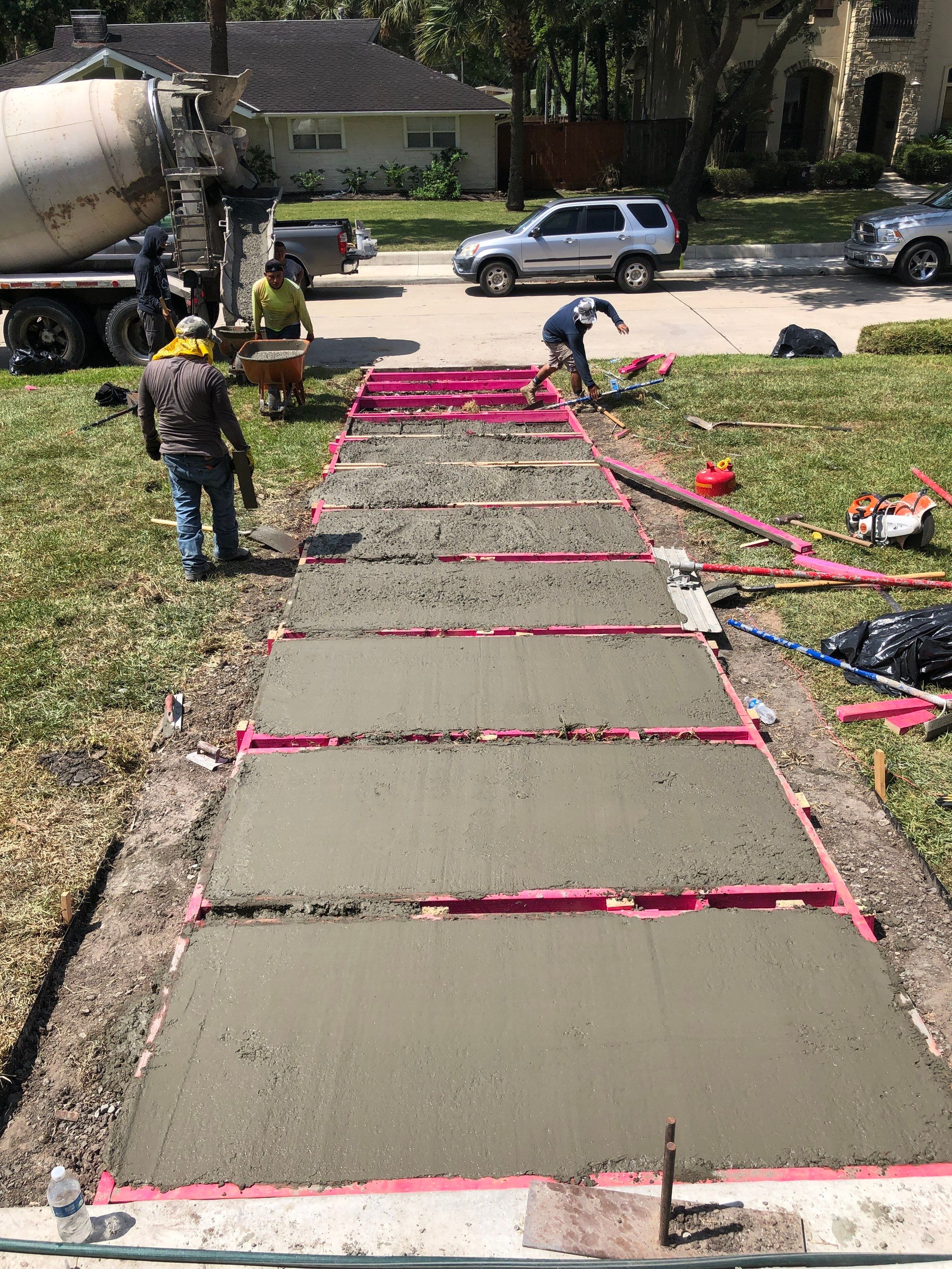 Driveway Installation by V General Contractors 