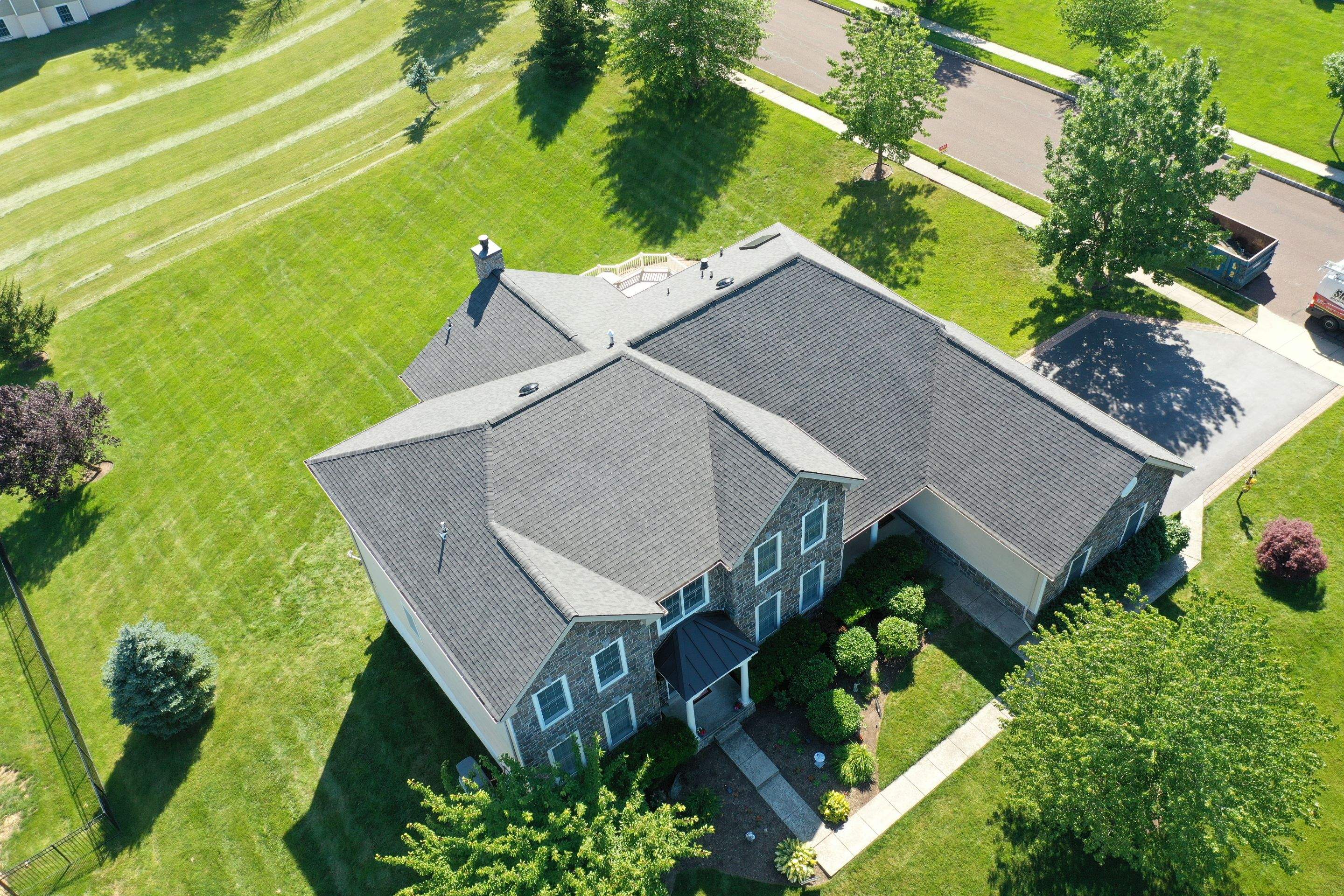Roofing Installation using CertainTeed Landmark - Pewterwood by Storm Guard of Ches-Mont PA