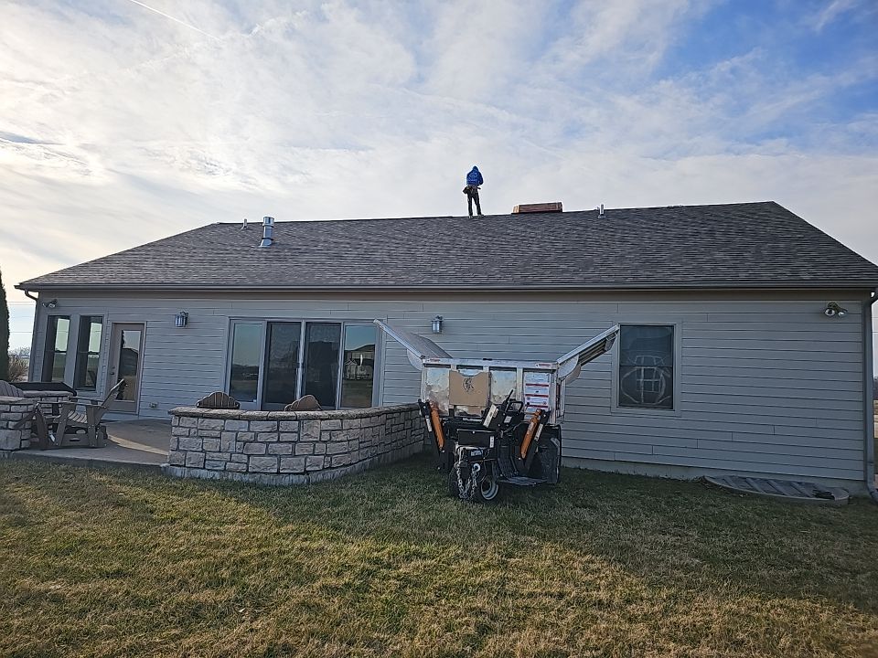 Partial re roof back slope only- Owens Corning Oakridge Driftwood by Nitro Roofing and Construction