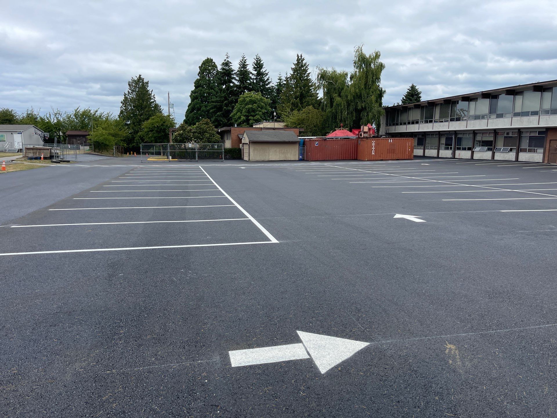 Sealcoat Parking Lot Renovation by Jireh Asphalt & Concrete Inc 