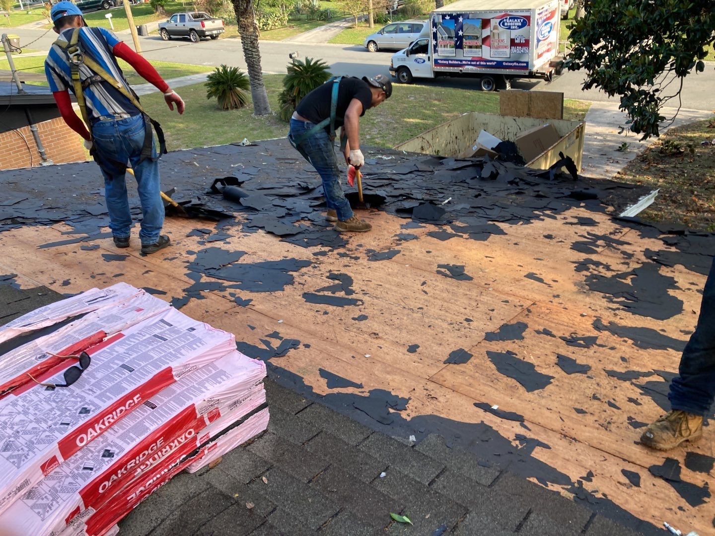 Residential Roofing Installation using Owens Corning TruDefinition Duration Shingles by Galaxy Builders, Inc.