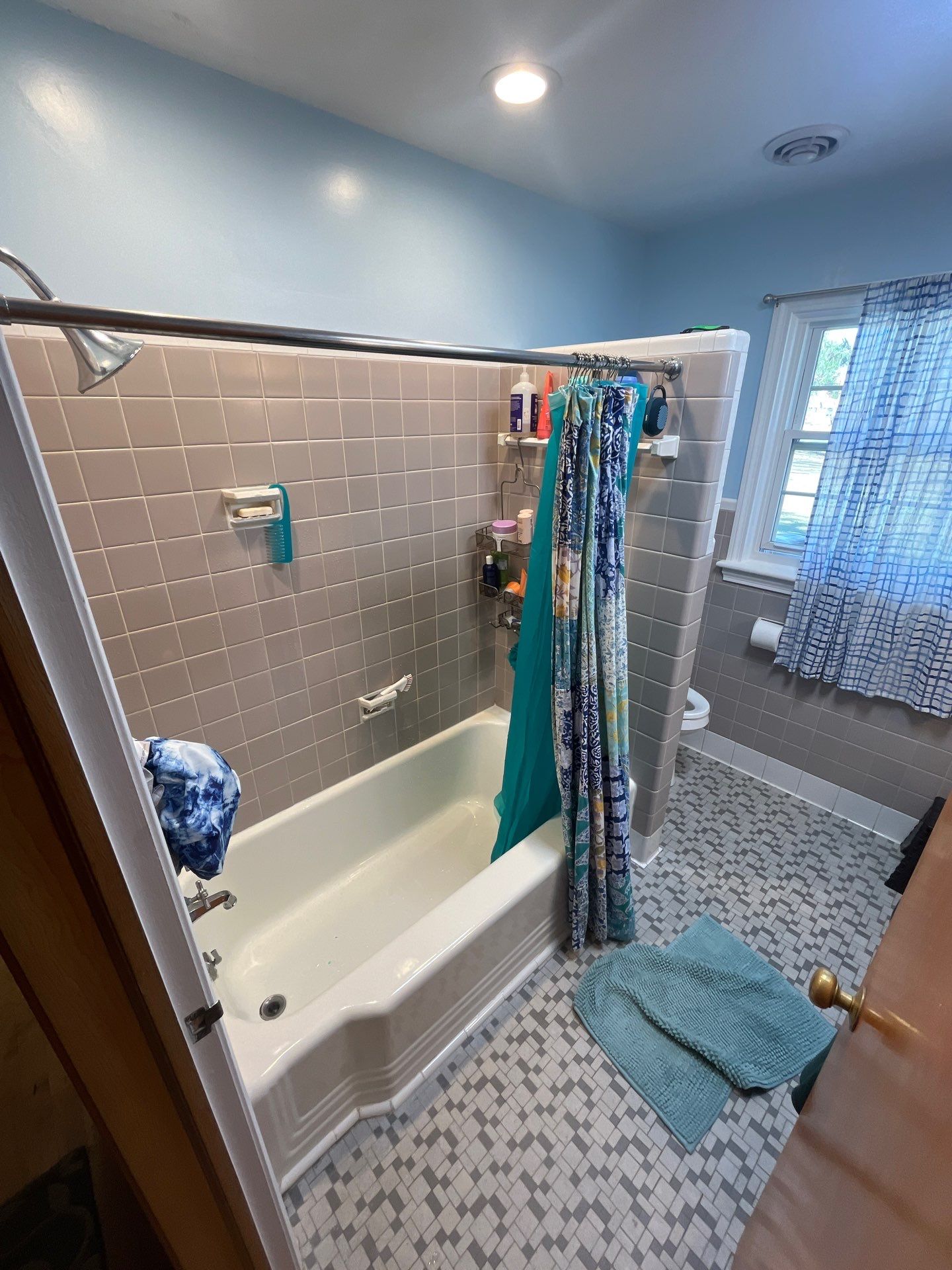 Tub to Walk-In Shower Installation in Mansfield, CT  by Yankee Home Improvement