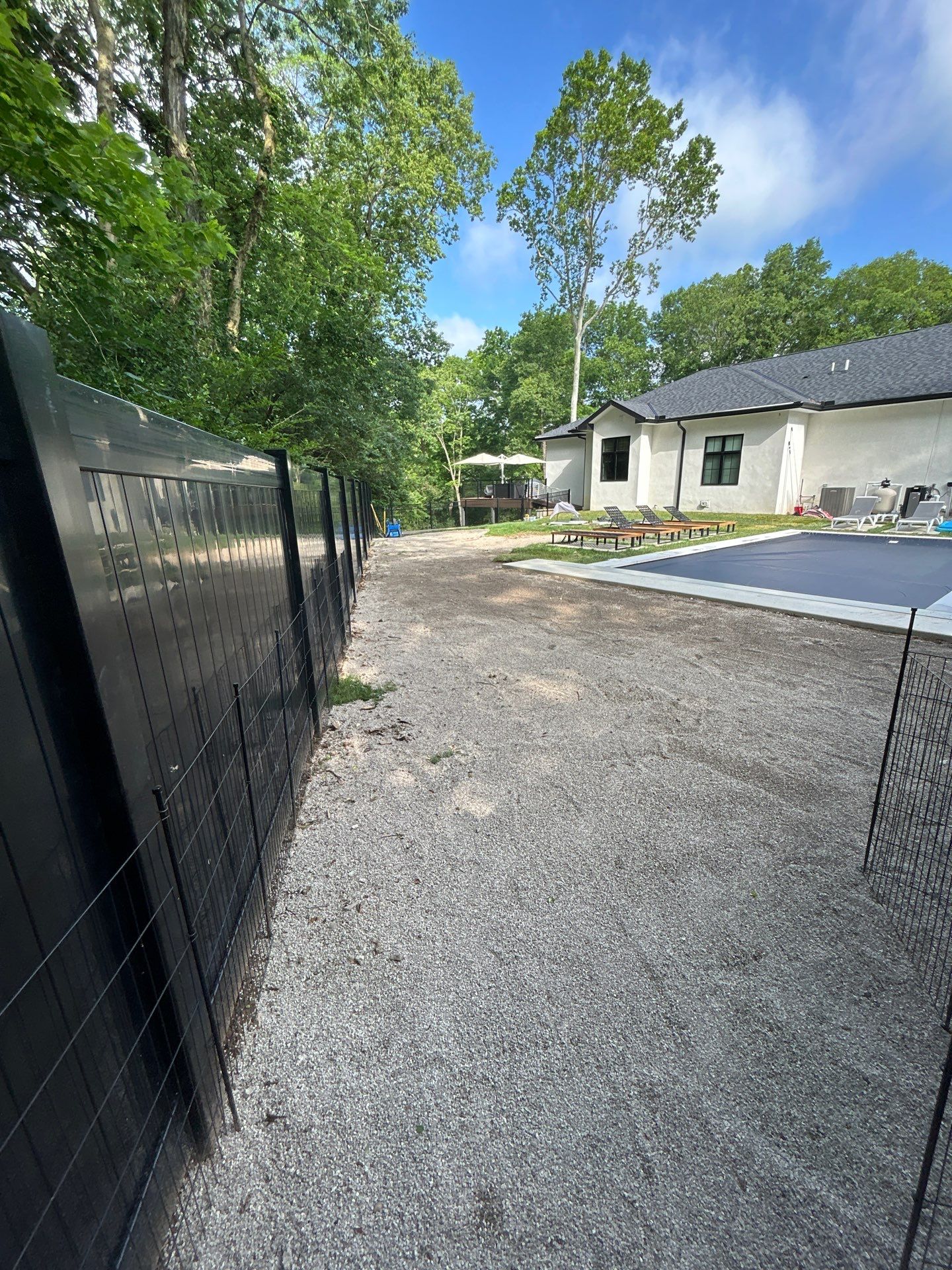 High-End Residential Turf Surrounding Pool in Powell by Southwest Greens Midwest