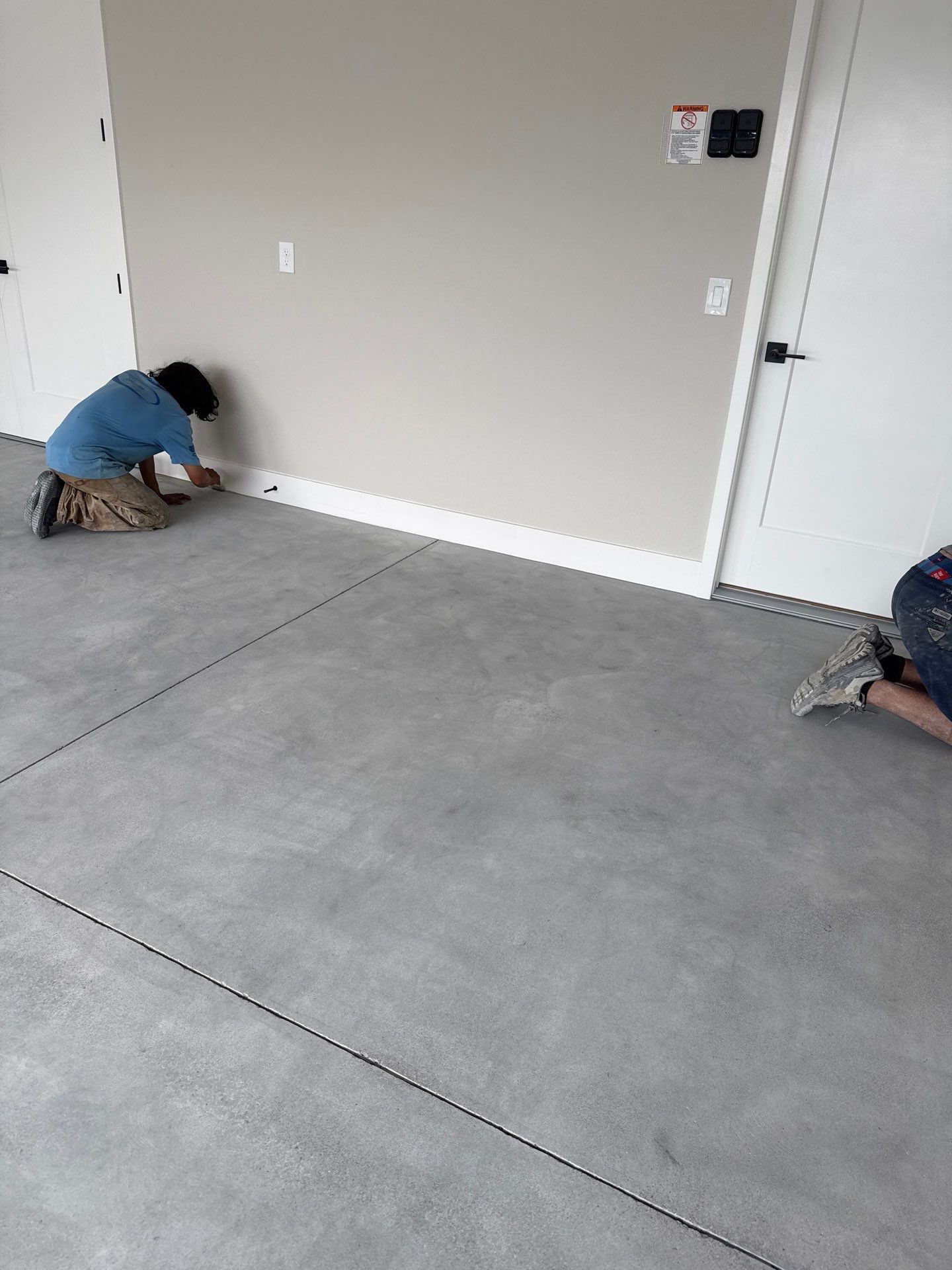 Garage Mediterranean  by Innovative Concrete Coatings 