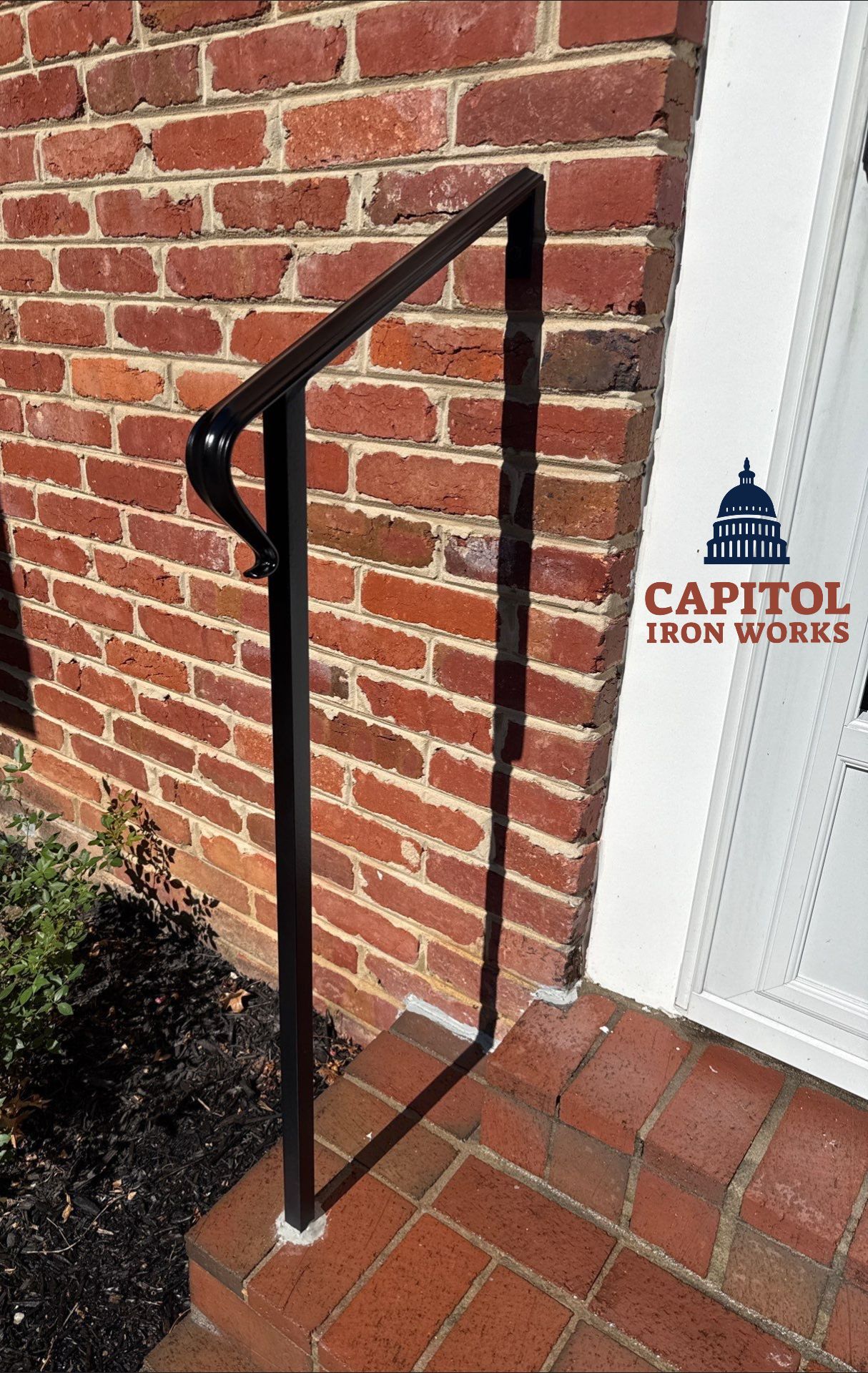Classic Steel Handrail – Gaithersburg, MD by Capitol Iron Works
