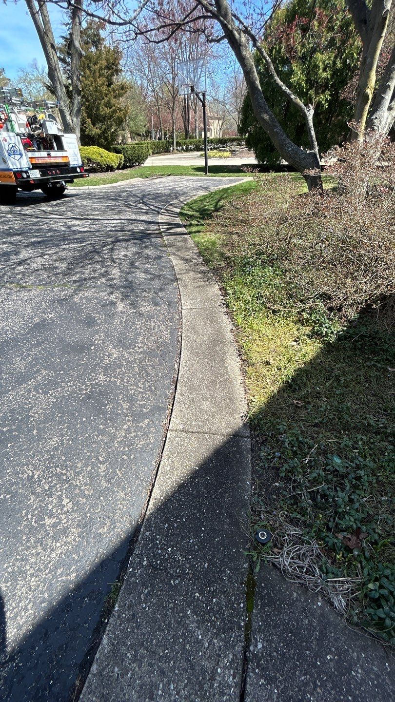 Aggregate Clean and seal using low gloss sealer by Northern Power Washing LLC.