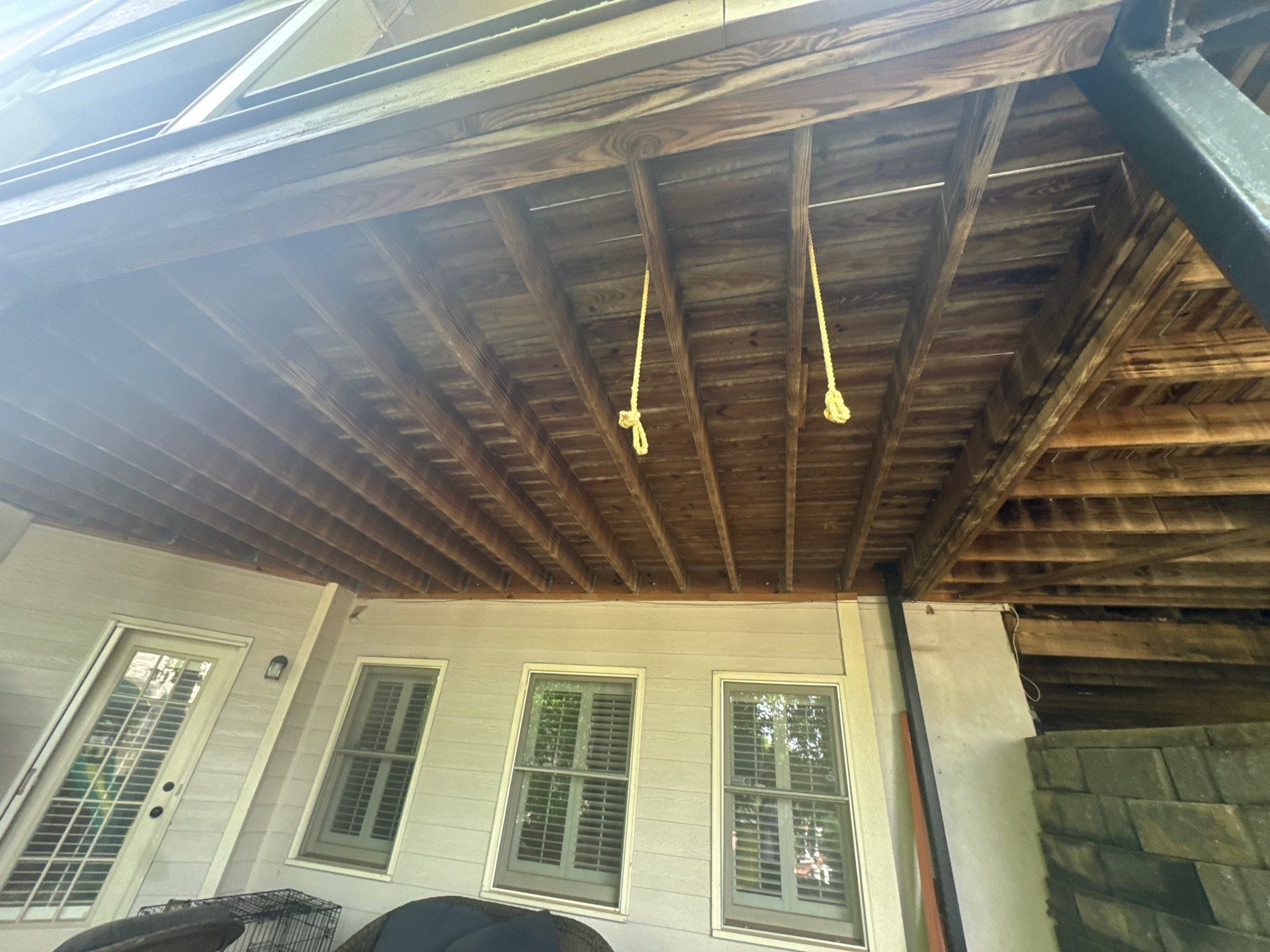 Elevated Covered Deck Construction and Porch Remodel in Mableton by Swift Home Renovations
