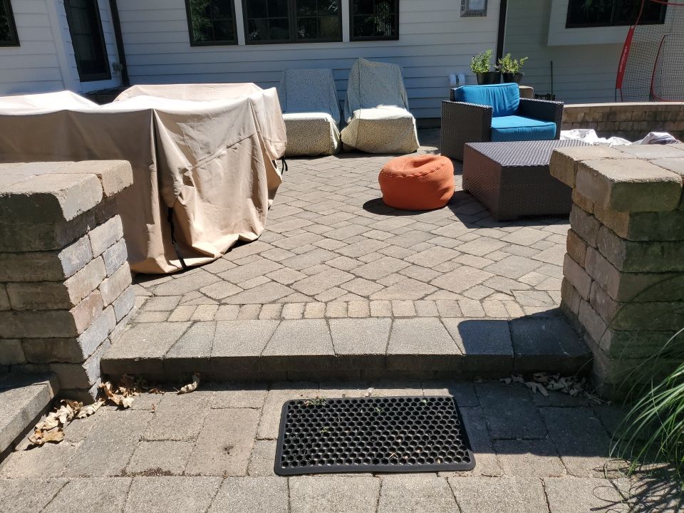 Brick paver clean, sand and seal.  using Surebond SB-1300 by Northern Power Washing LLC.