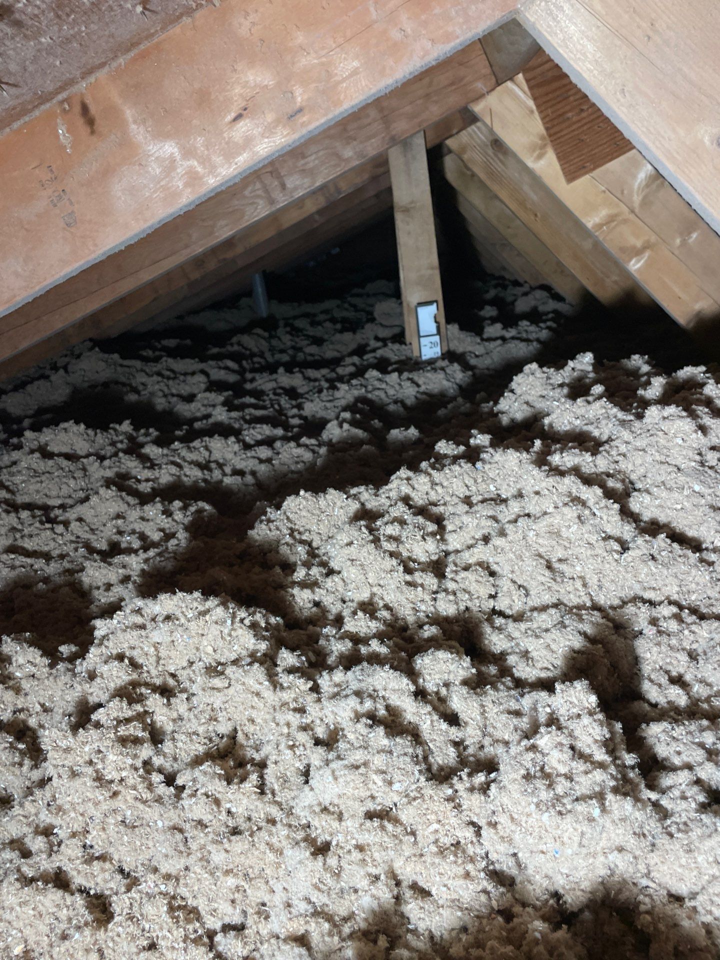 Attic Insulation using Green Fiber Sanctuary by NYS Foam & Energy