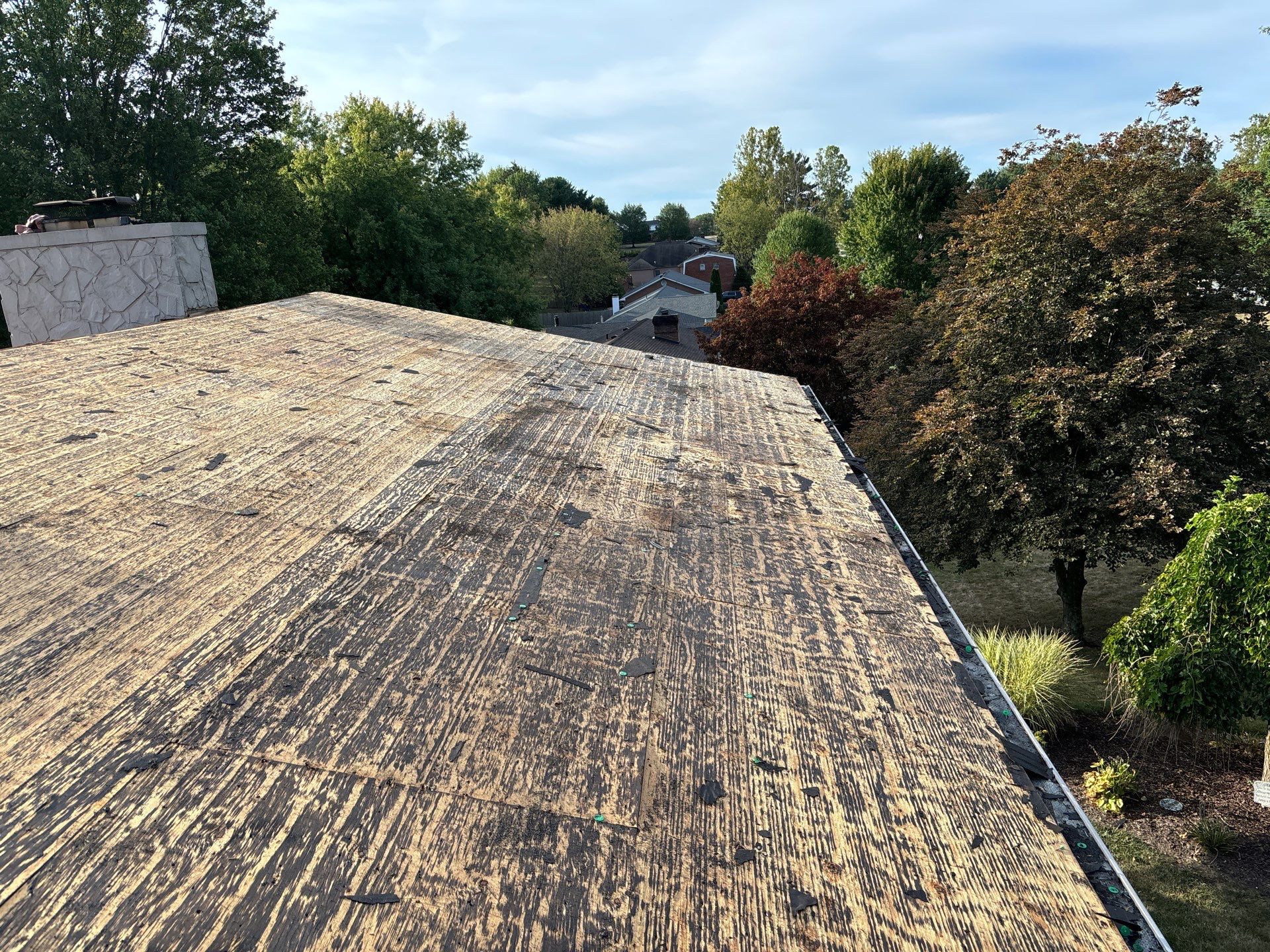 Residential Roofing Installation using Timberline HDZ Shingles - Weathered Wood by RoofX 